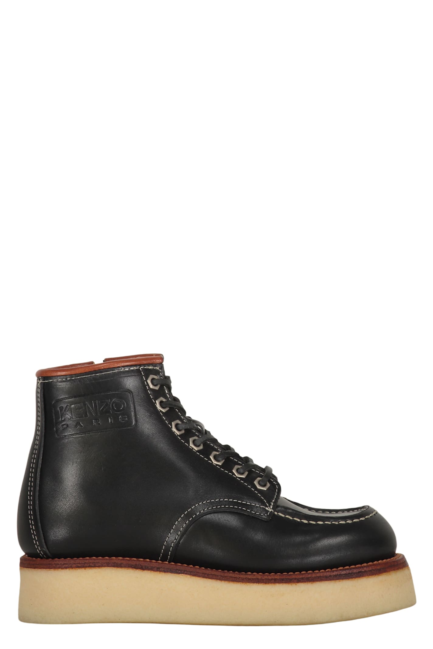Kenzo Leather Ankle Boots