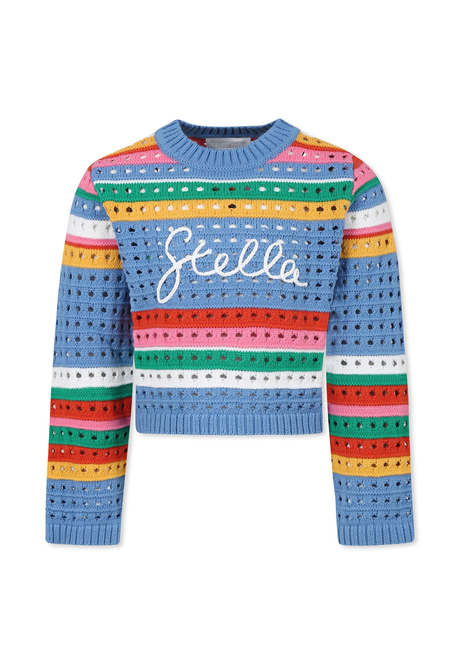 Stella McCartney Kids Multicolor Sweater For Girl With Logo