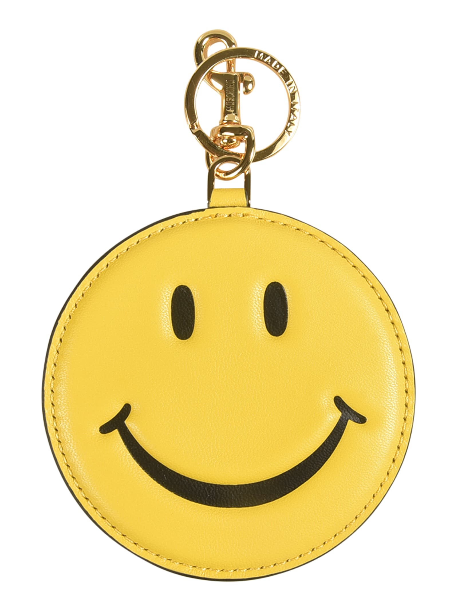 Moschino 笑脸链条钥匙扣