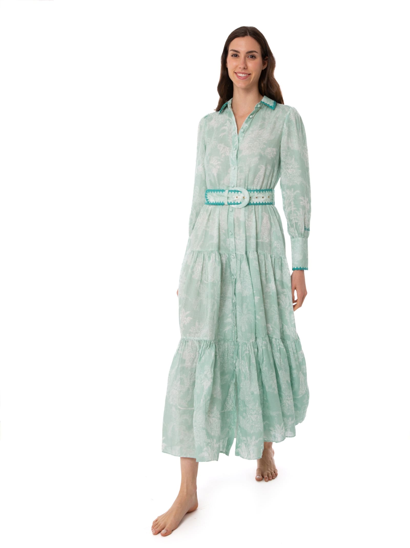 MC2 Saint Barth Woman Linen Long Dress