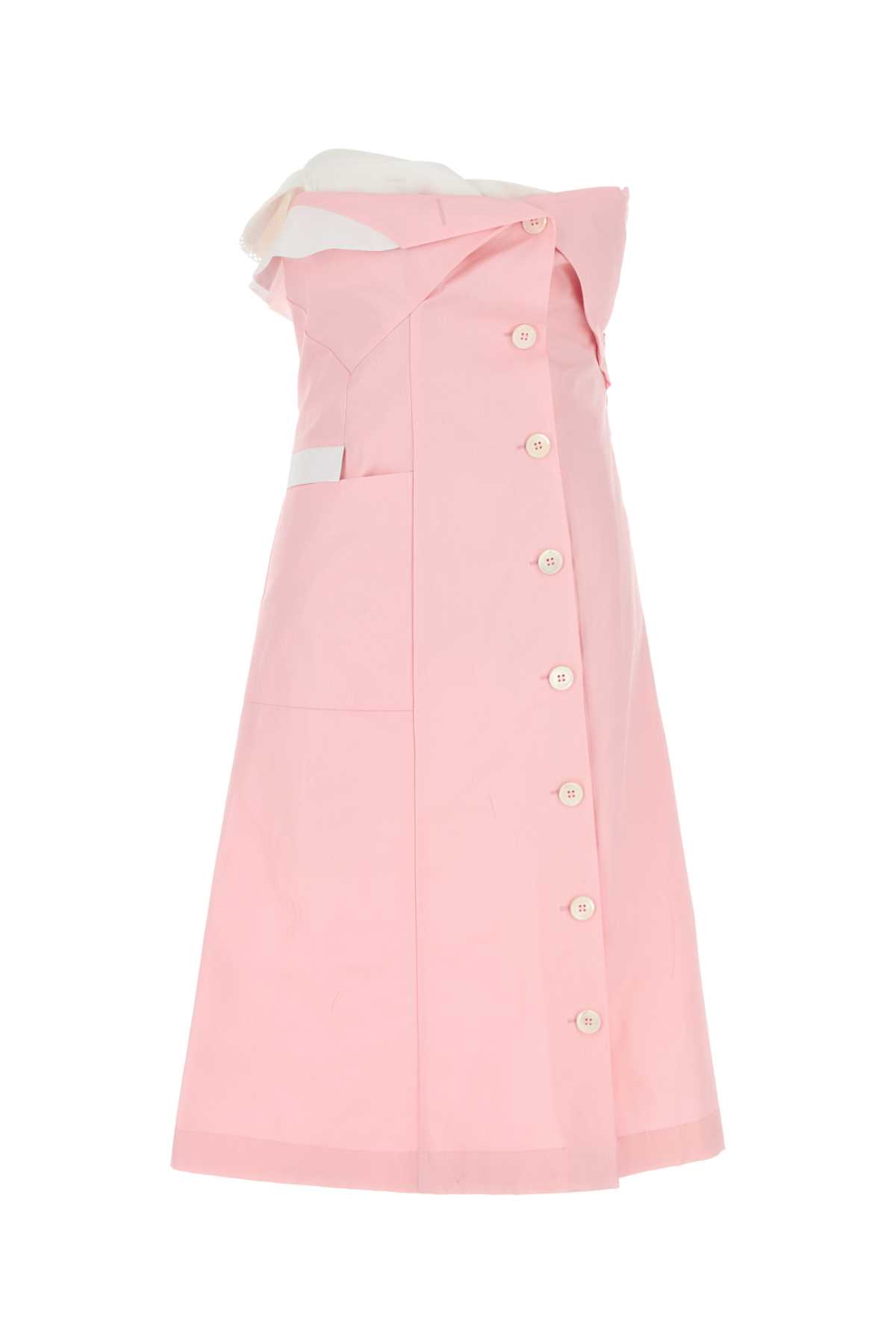 Miu Miu Pink Poplin Dress