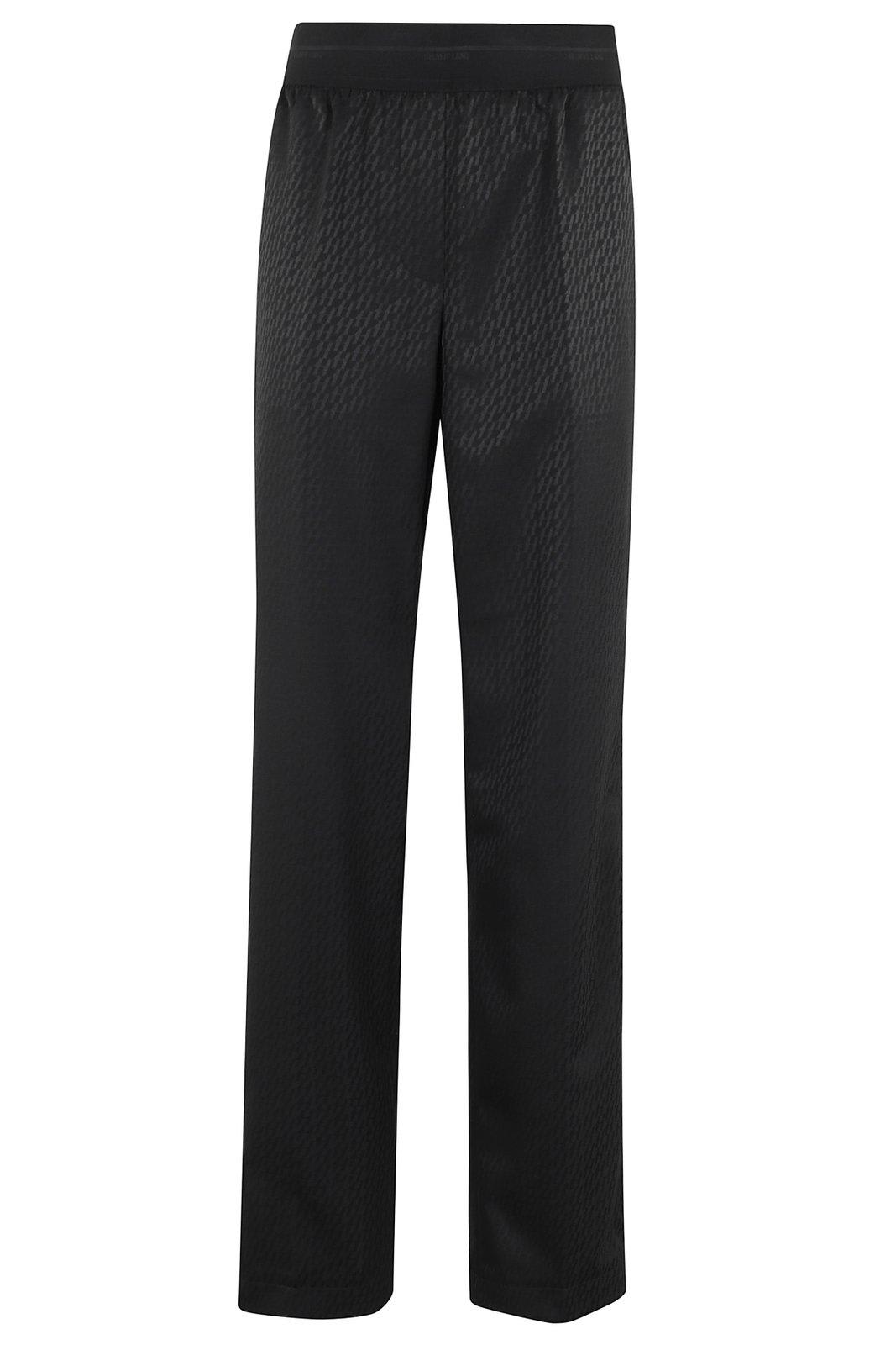 Helmut Lang Logo-jacquard Straight-leg Trousers