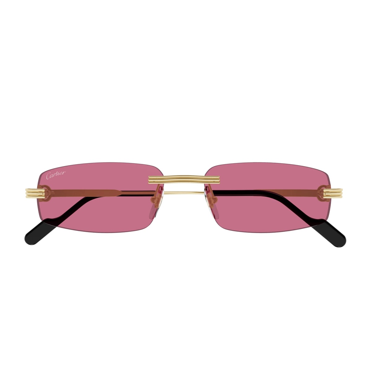 Cartier Eyewear Cartier Ct0535s Première De Cartier 004 Gold Pink Sunglasses
