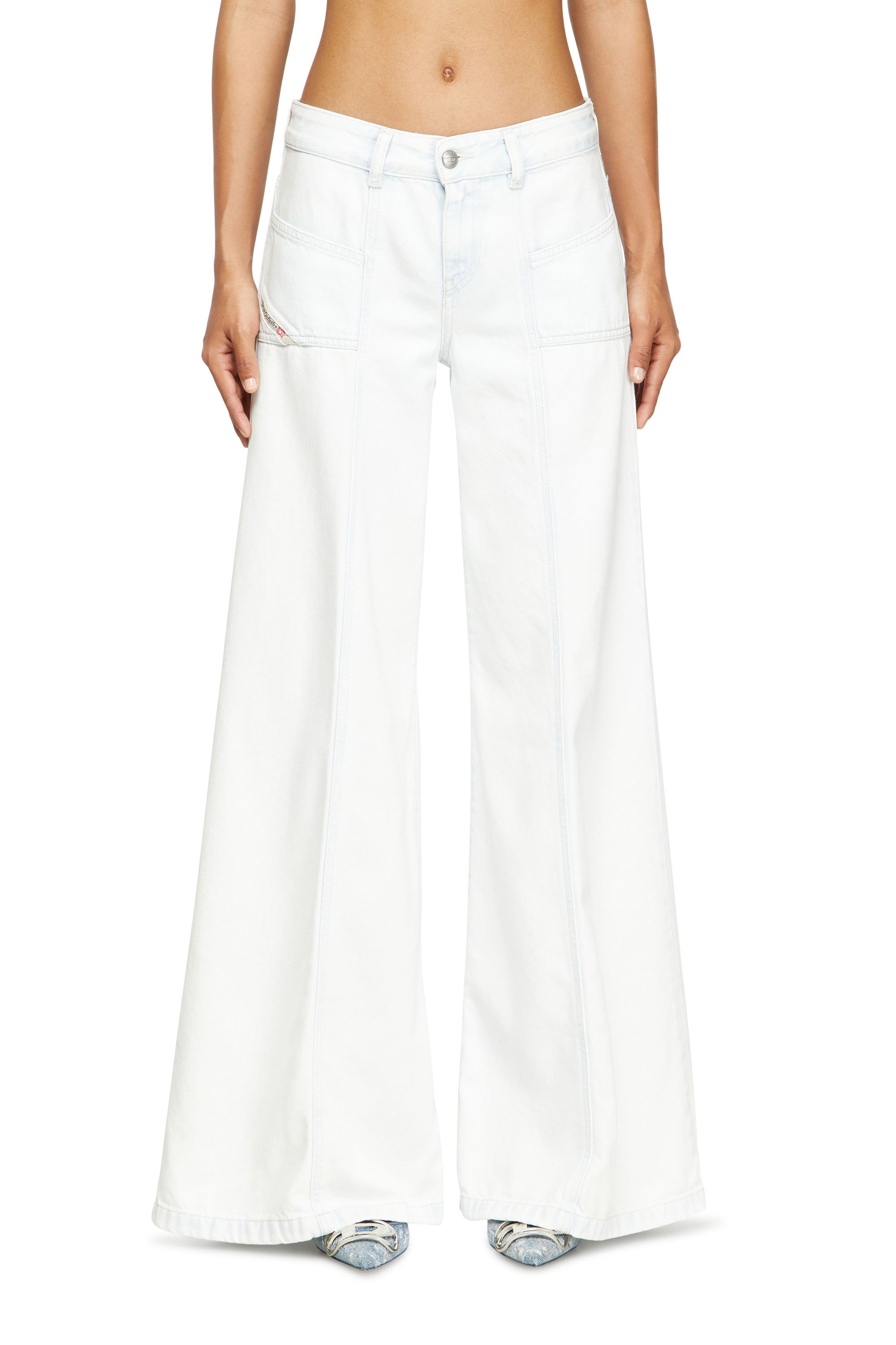 Diesel - Flare Jeans - D-Akii - Jeans - Woman - White