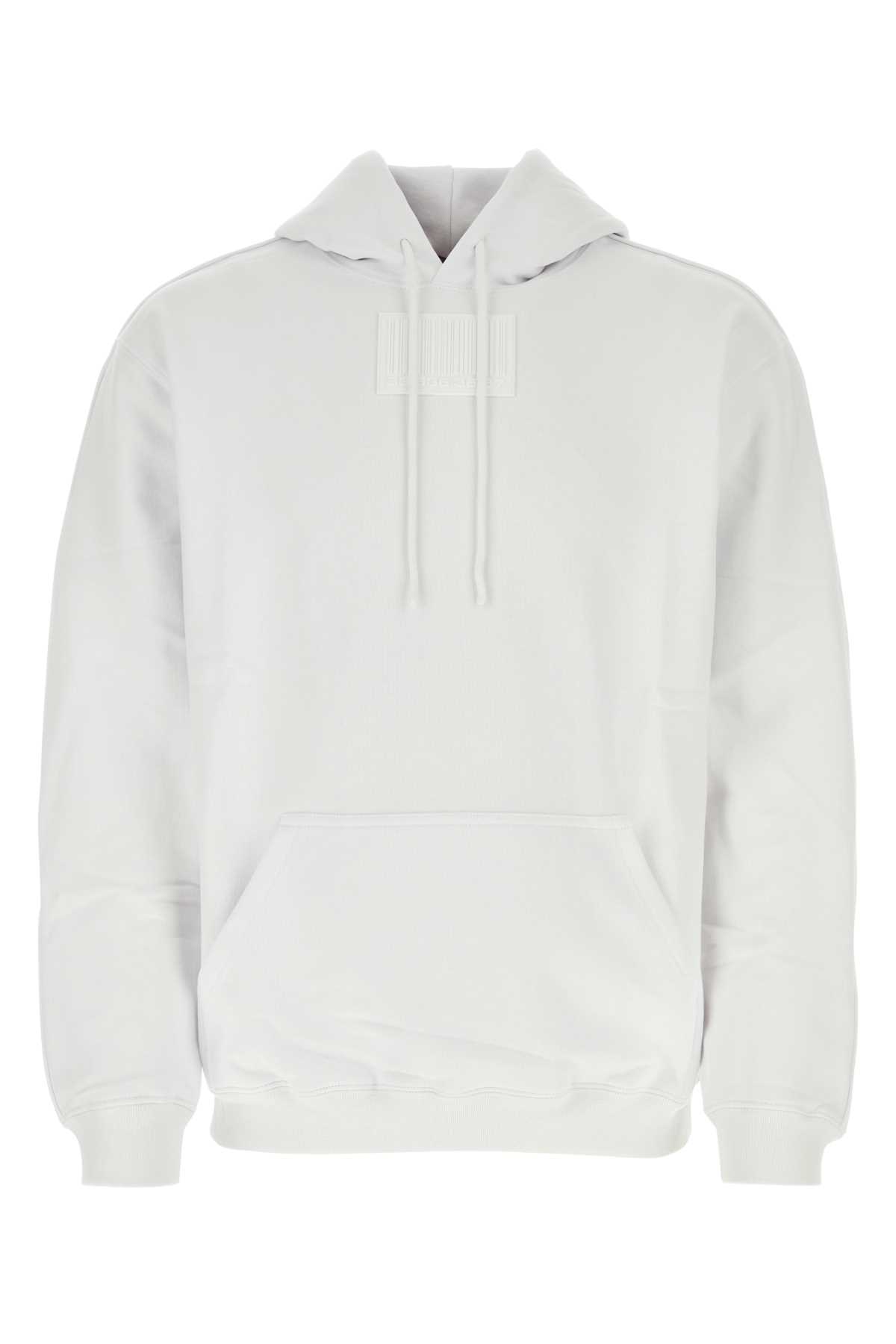 VTMNTS White Cotton Blend Oversize Sweatshirt