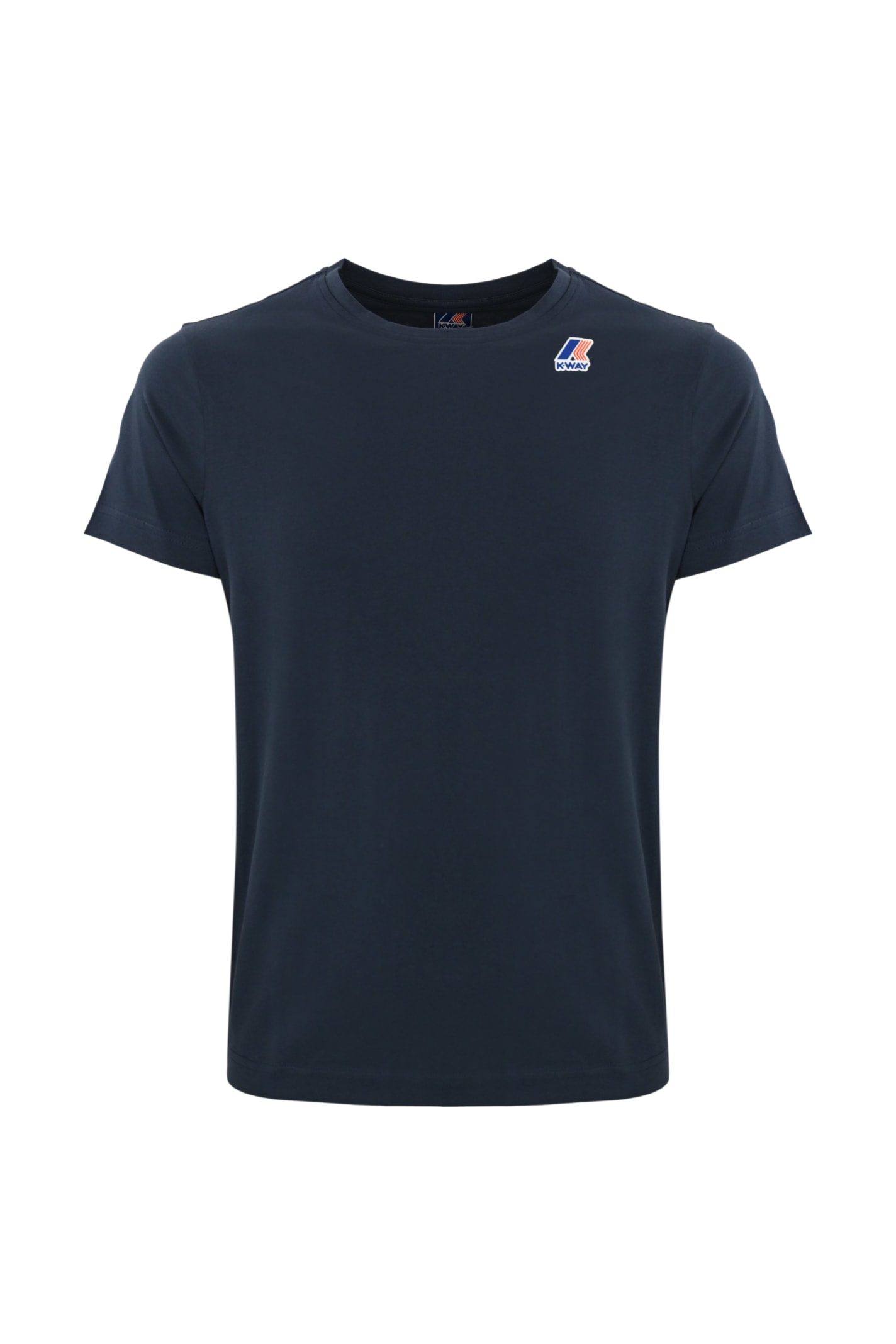 K-Way Cotton T-shirt With Logo