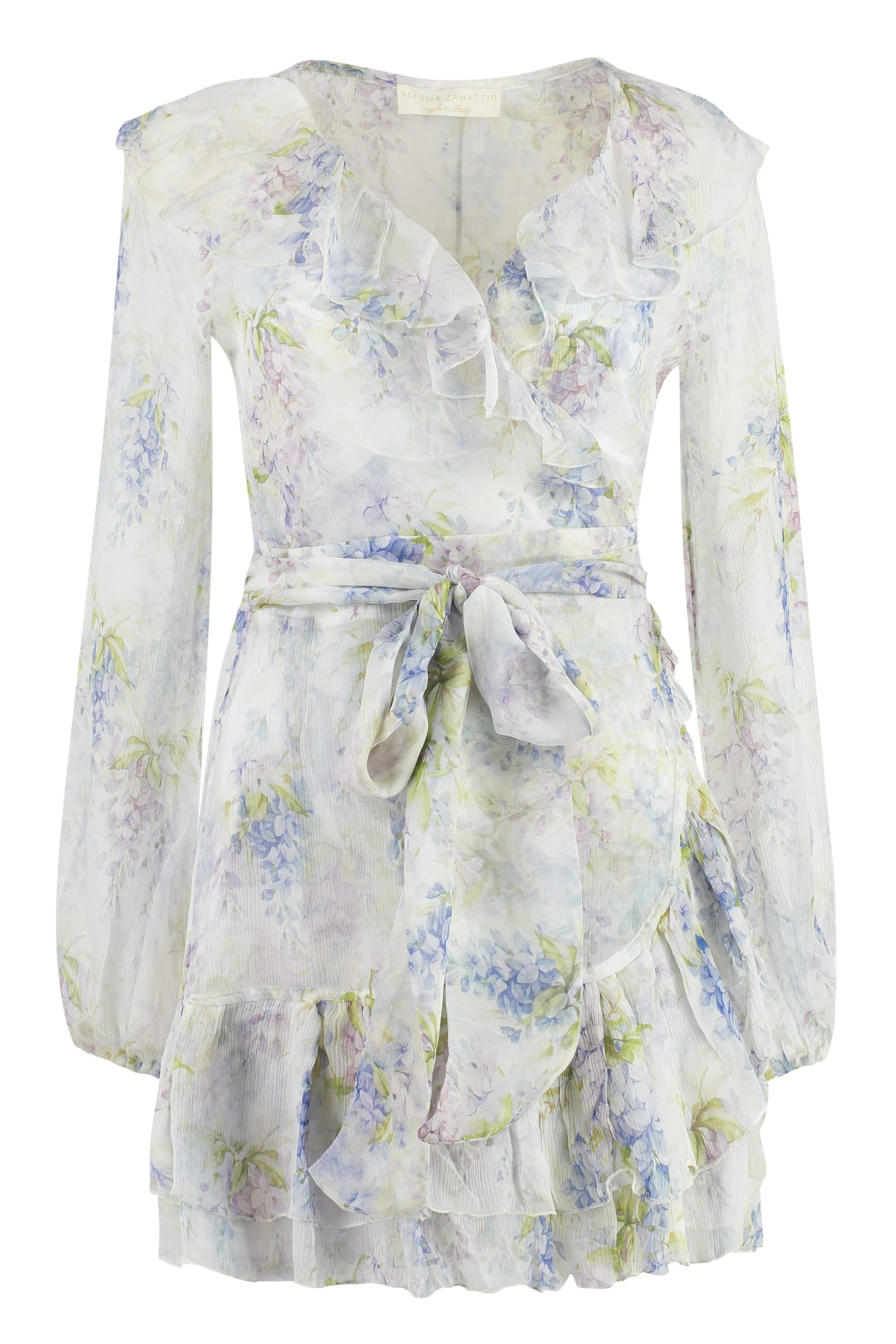 Zamattio Silk Wrap-dress