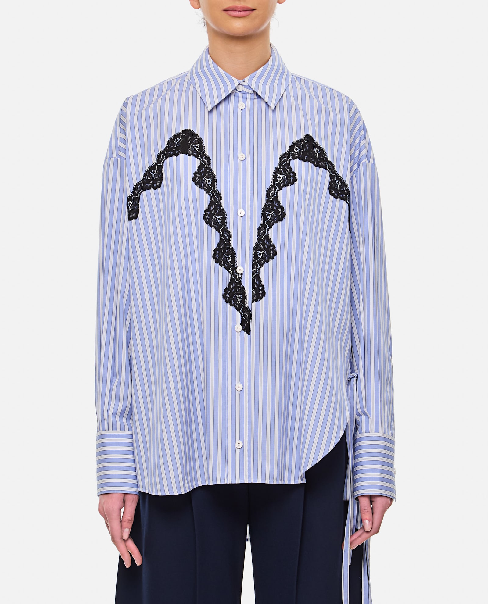 The Attico Striped Over Shirt