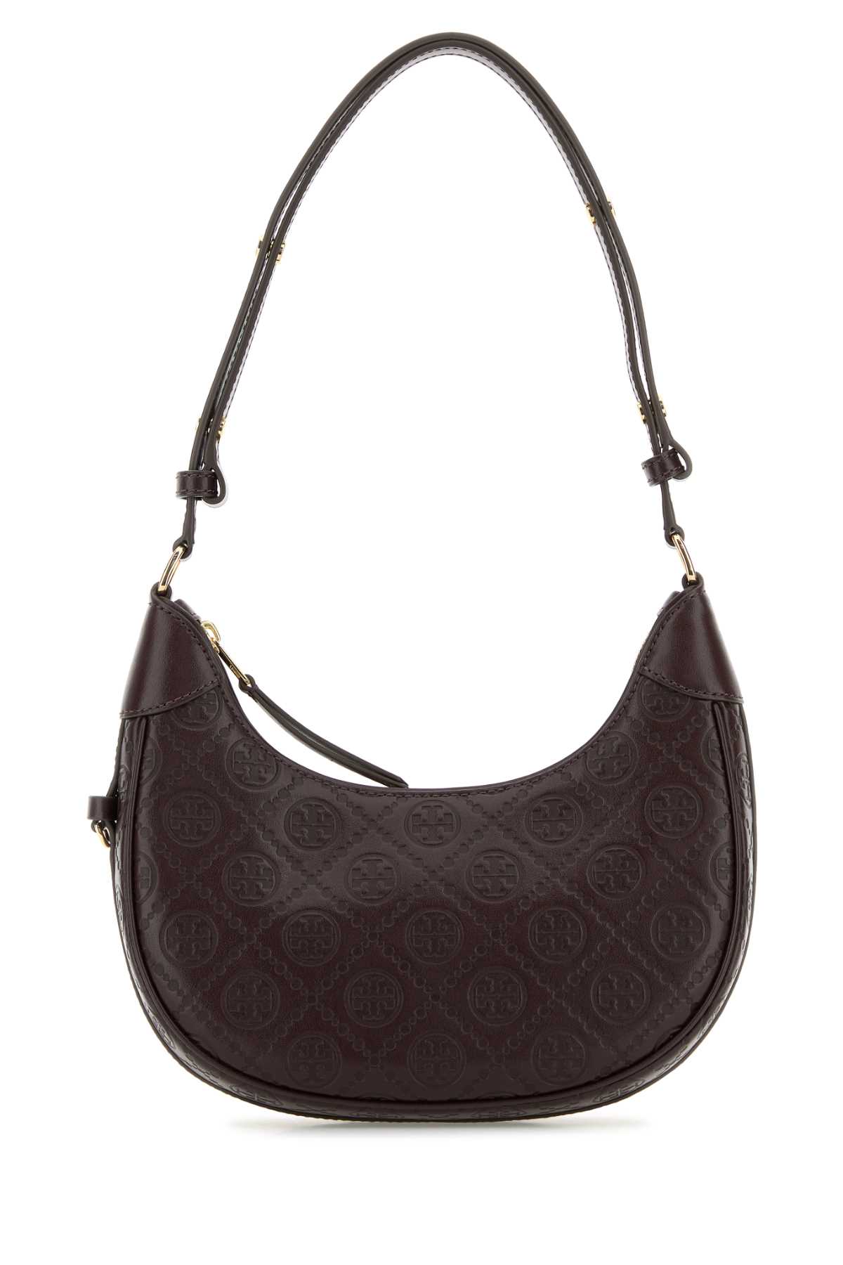 Tory Burch 棕色皮革单肩包