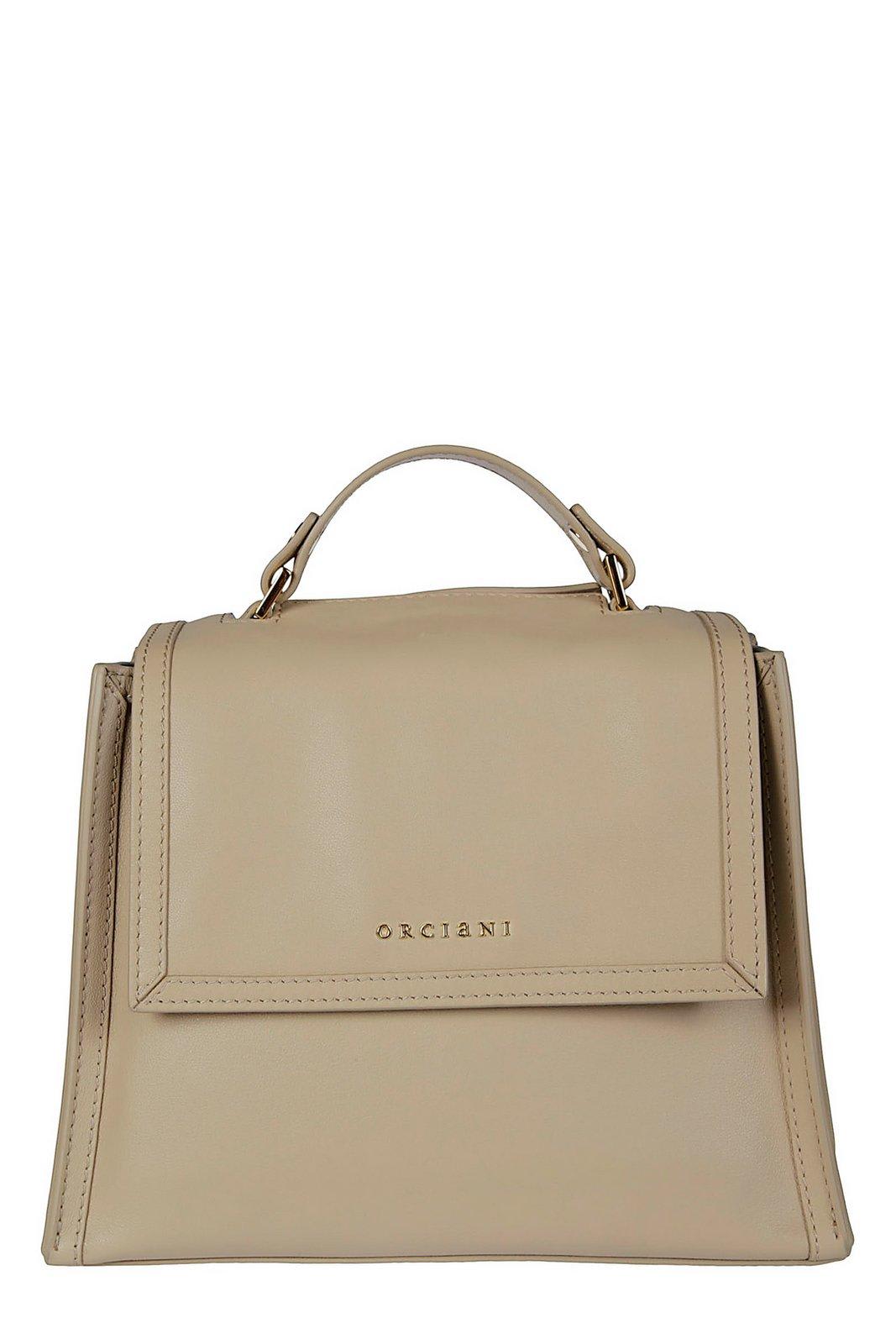 Orciani Sveva Logo Lettering Small Handbag