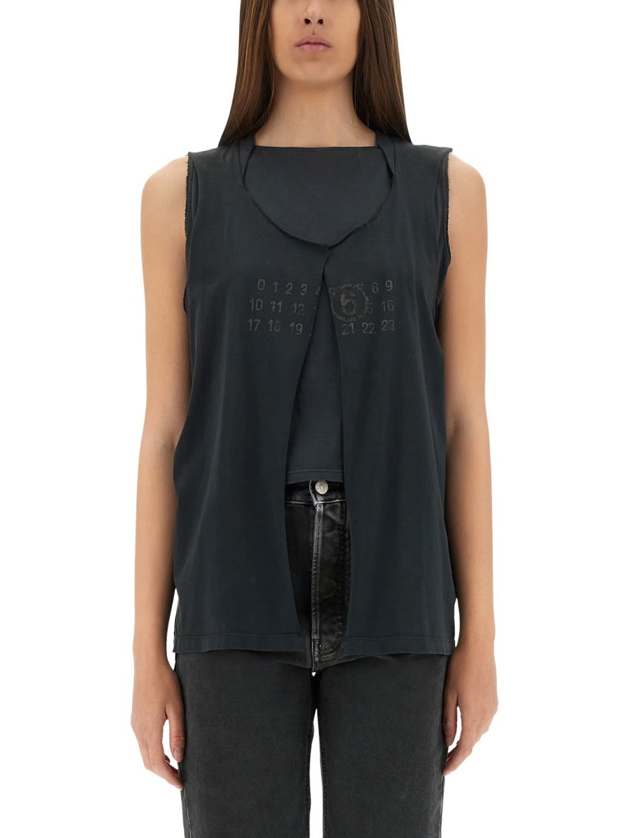 MM6 Maison Margiela Vests With Logo