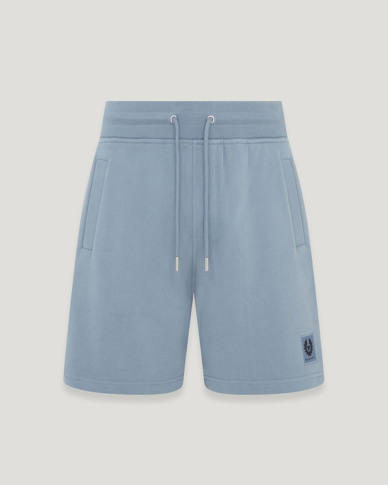 Belstaff Sweatshorts Men's Cotton Fleece Blue Flint Size 2XL