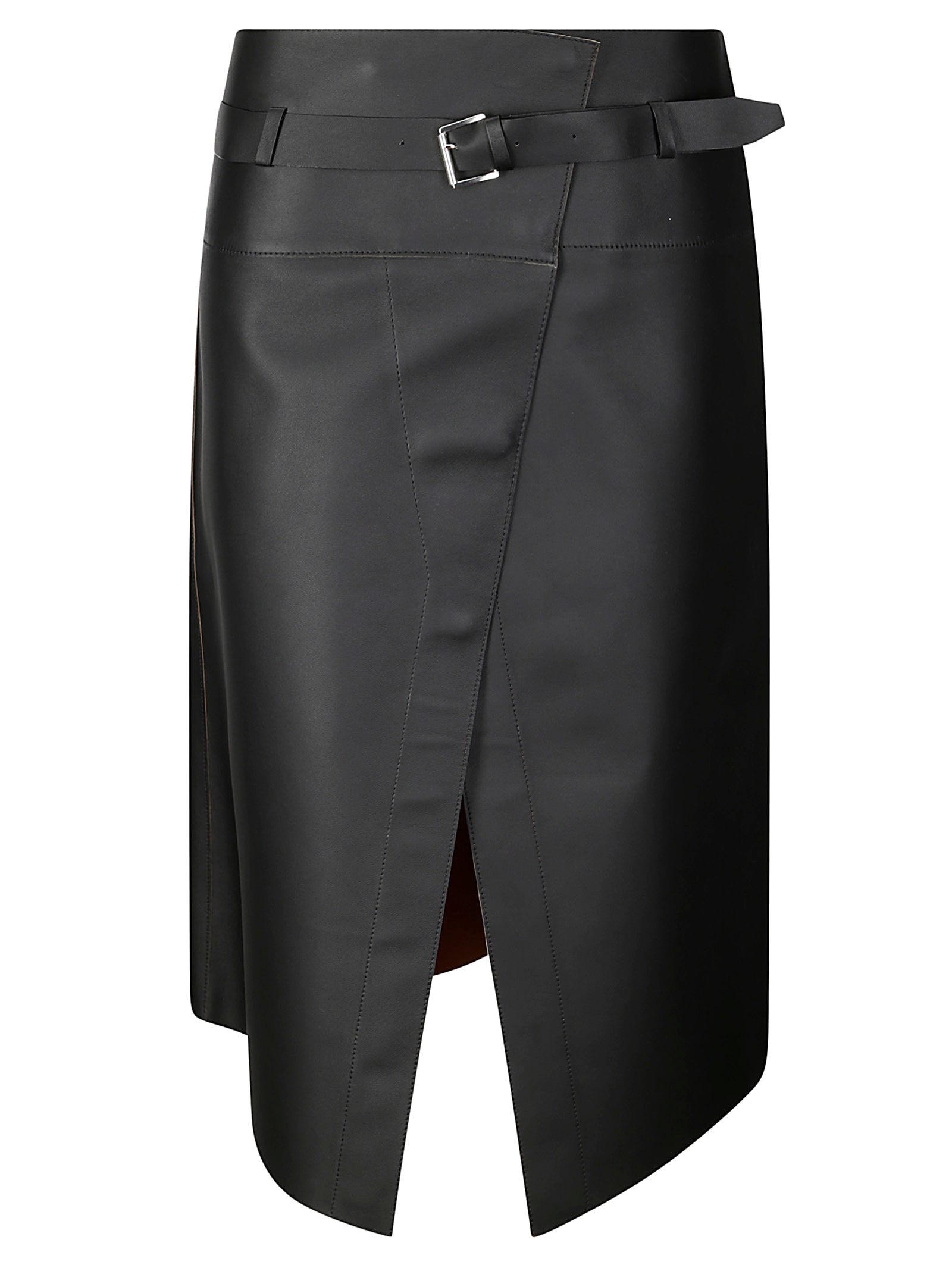 Desa 1972 Leather Reversible Portafoglio Skirt