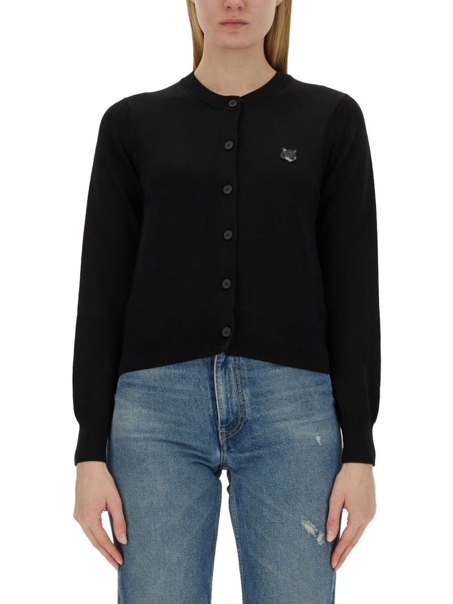 Maison Kitsuné 狐狸贴布开衫