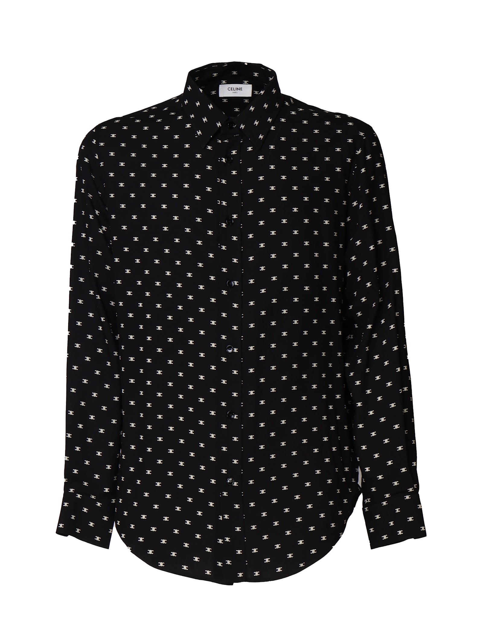 Celine Printed Viscose Loose Shirt