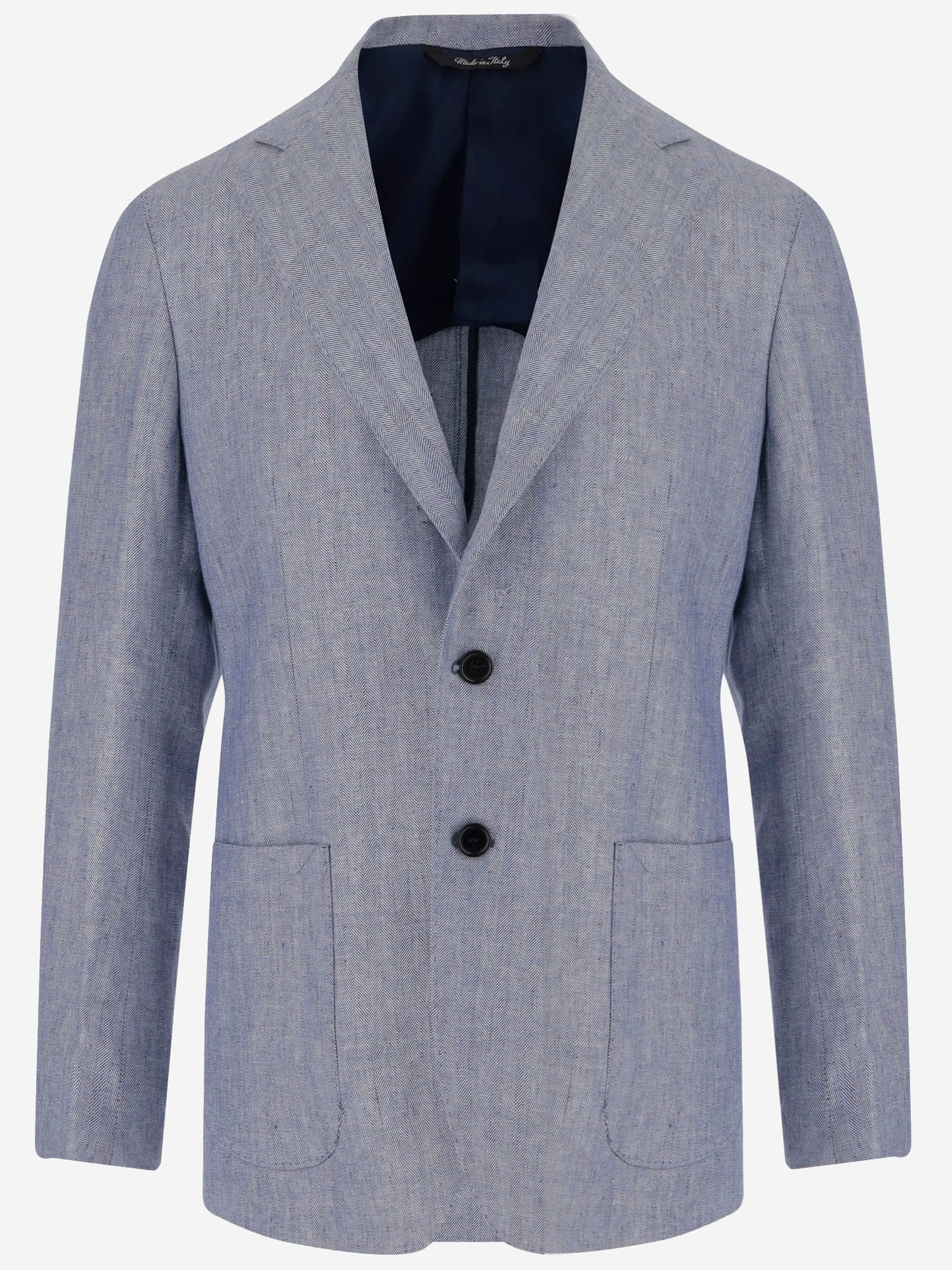 Brian Dales Single-breasted Linen Jacket