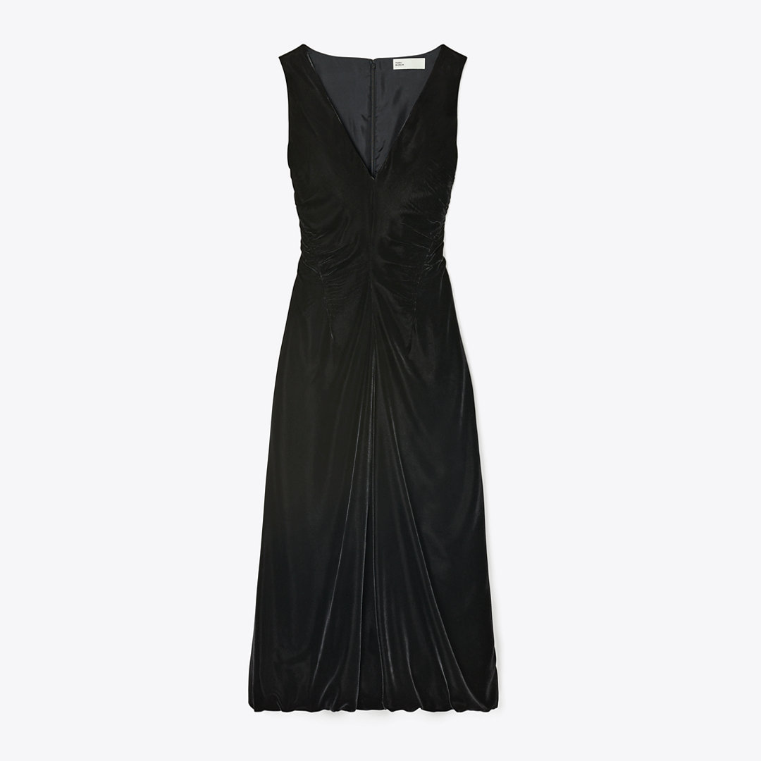 Tory Burch V-Neck Velvet Dress