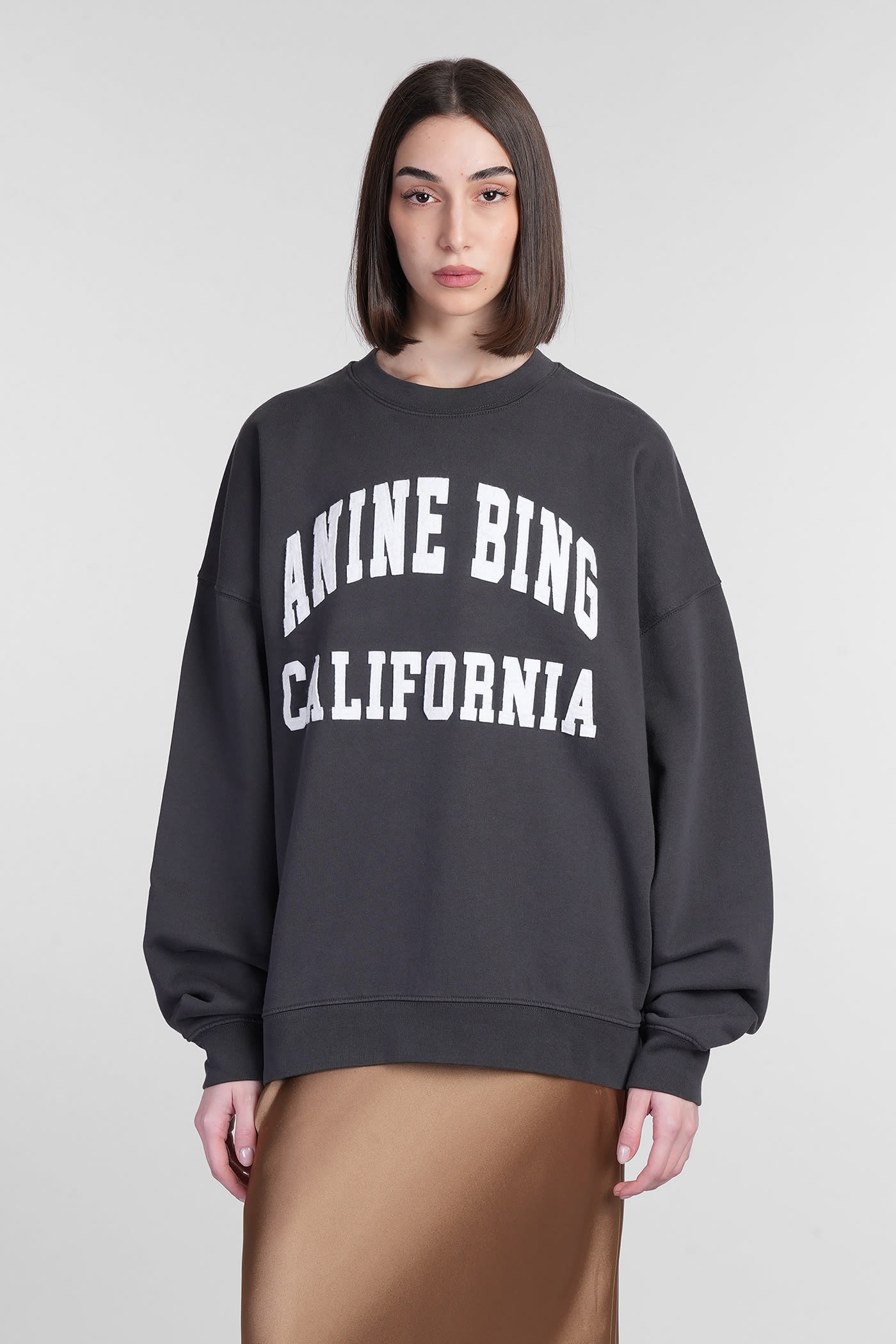 Anine Bing Miles黑色棉质卫衣
