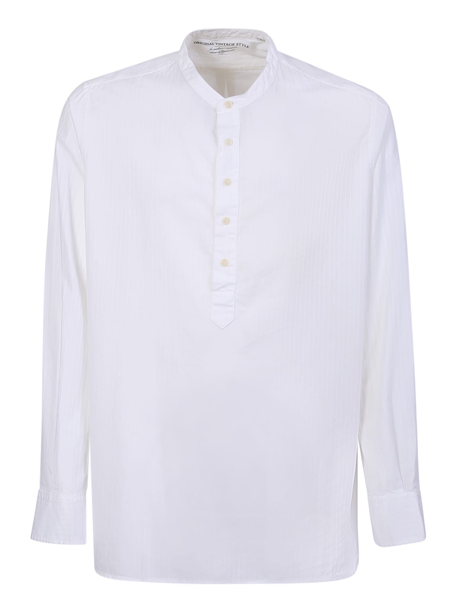 Original Vintage Style Korean Collar White Shirt