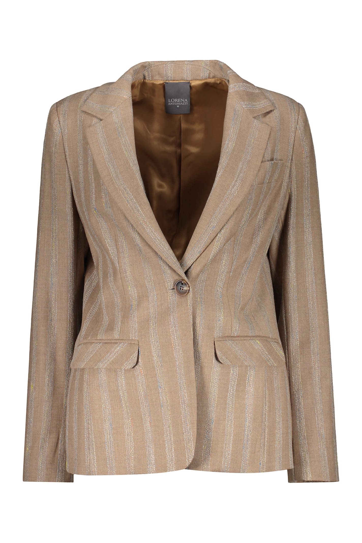 Lorena Antoniazzi Wool Single-breasted Blazer