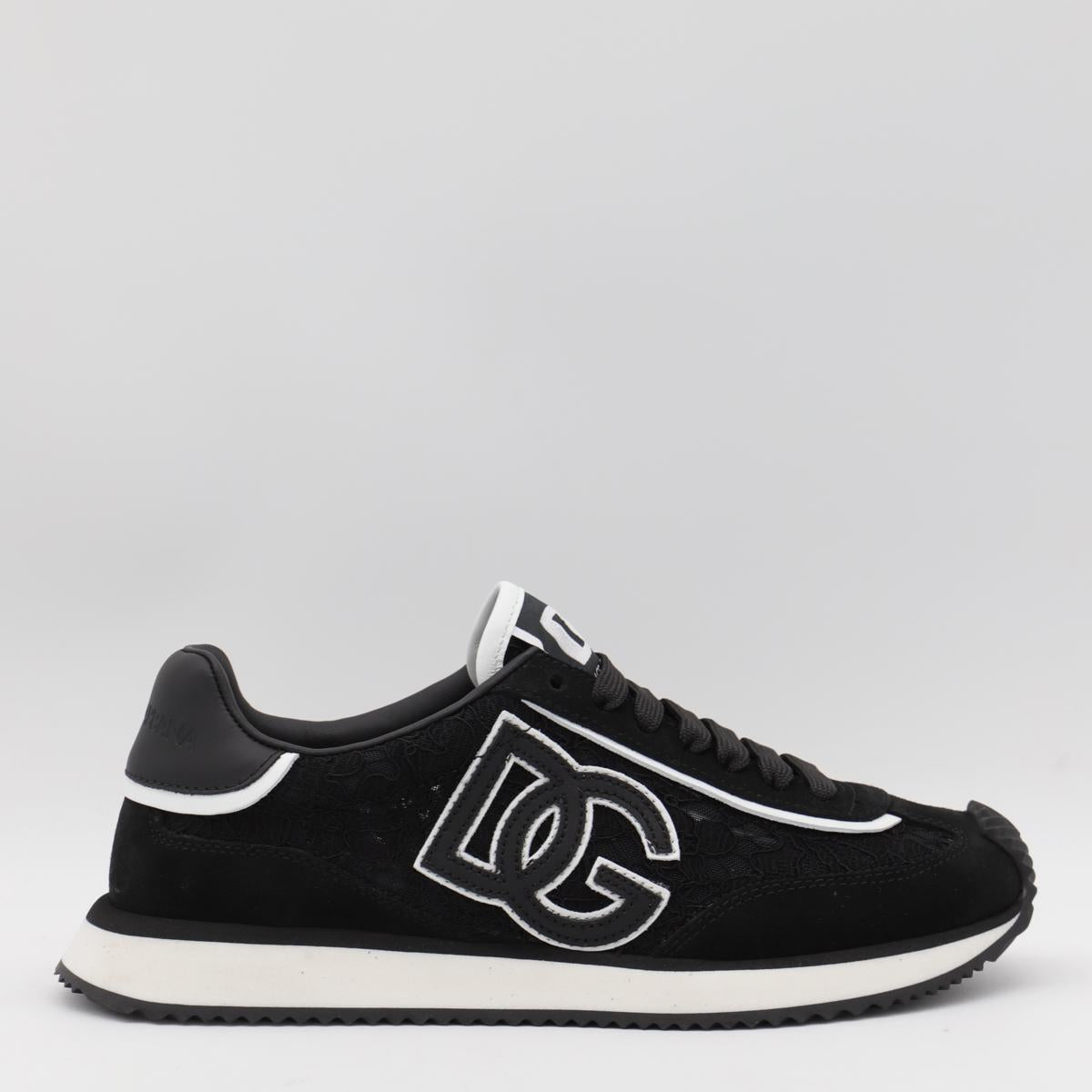 Dolce & Gabbana Black Dg Cushion Sneakers