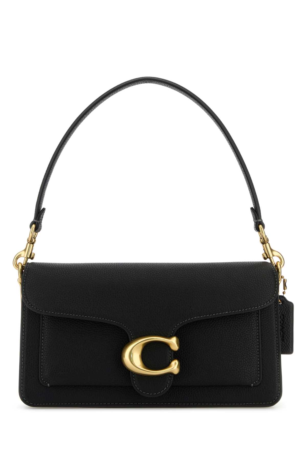 Coach Black Leather Tabby 26 Handbag