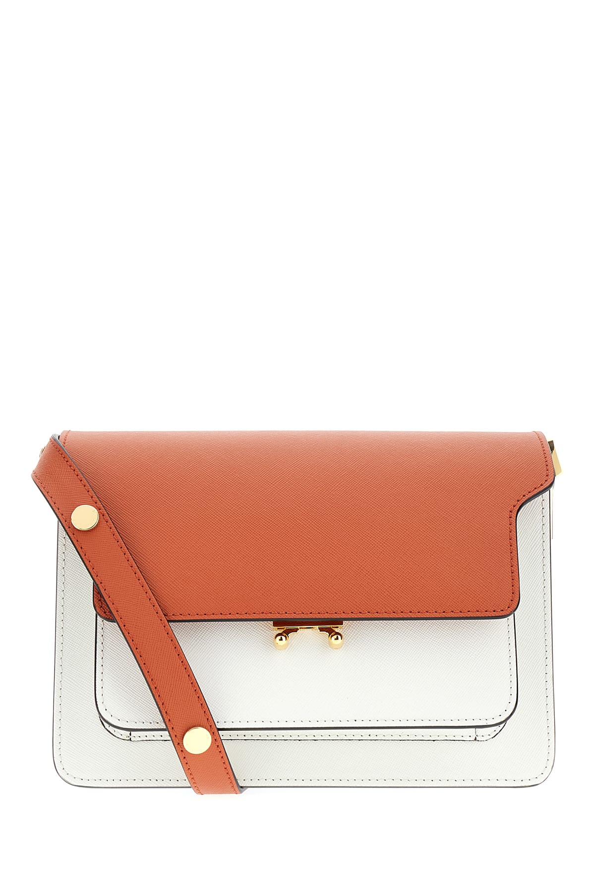 Marni Multicolor Leather Trunk Crossbody Bag