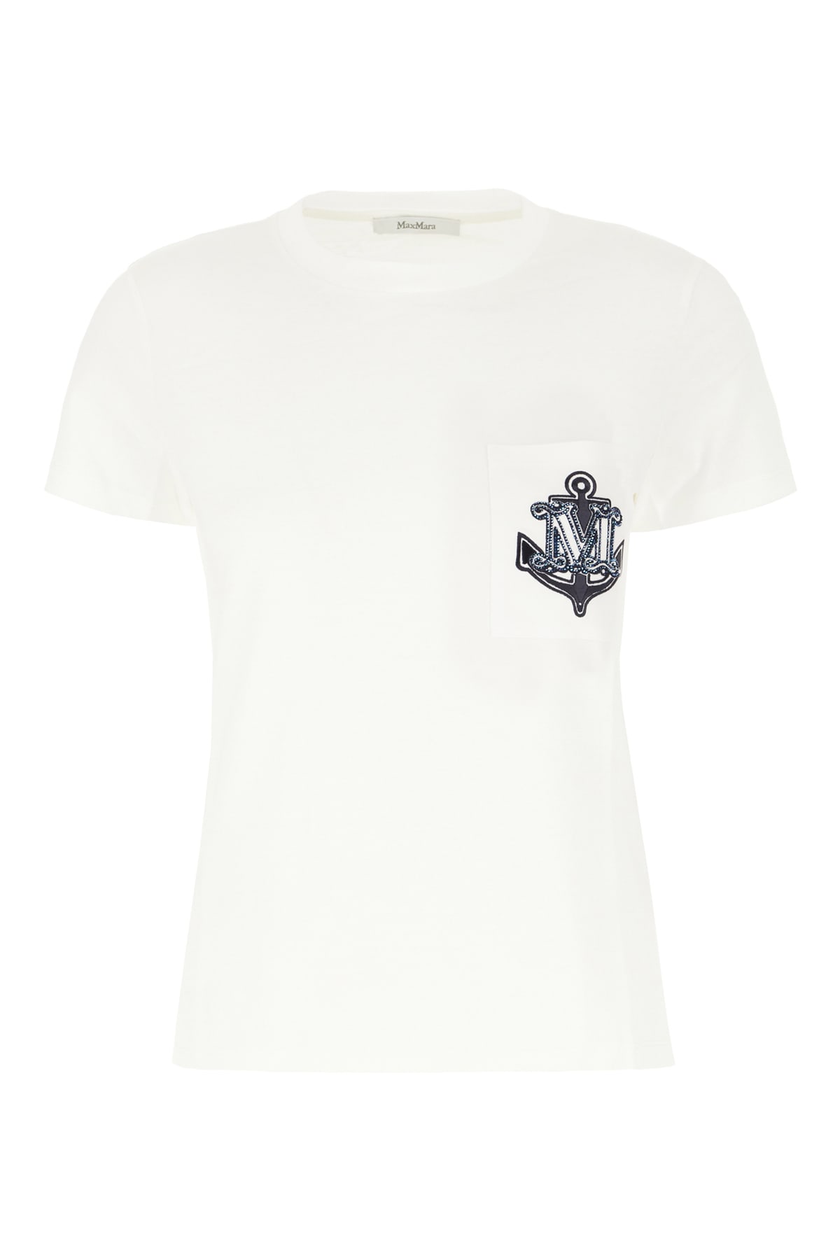 Max Mara White Cotton T-shirt