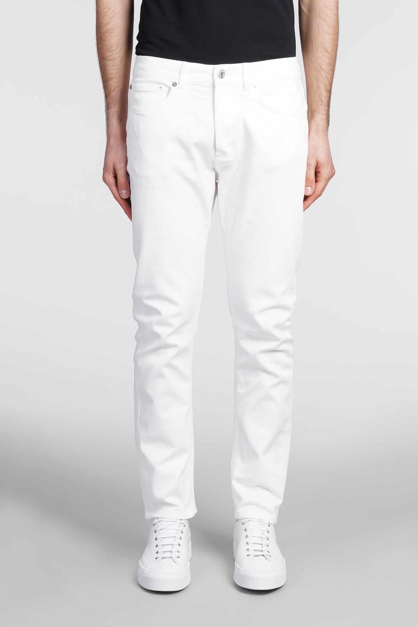 Mauro Grifoni Jeans In White Cotton