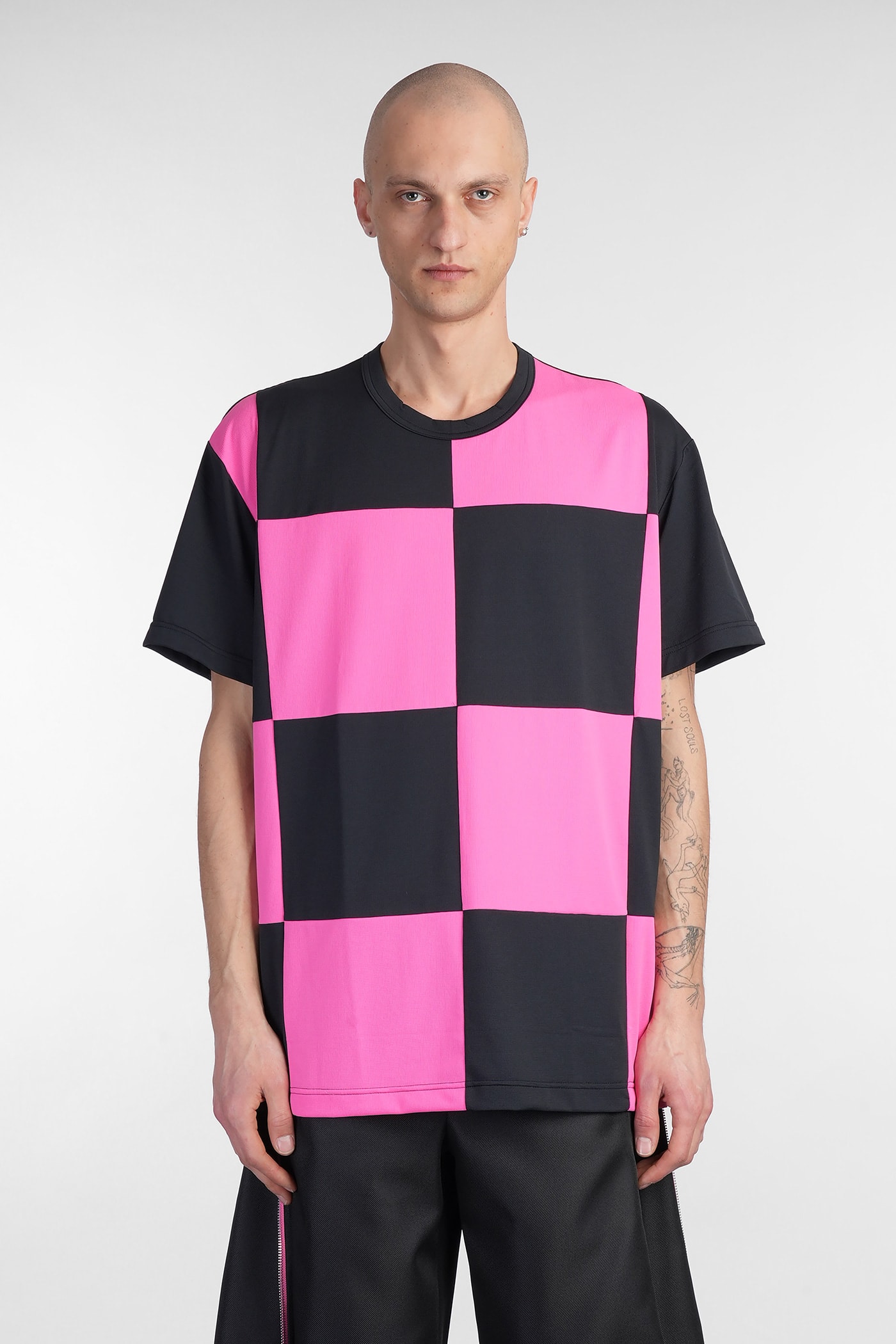 Comme Des Garçons Homme Plus T-shirt In Black Polyester