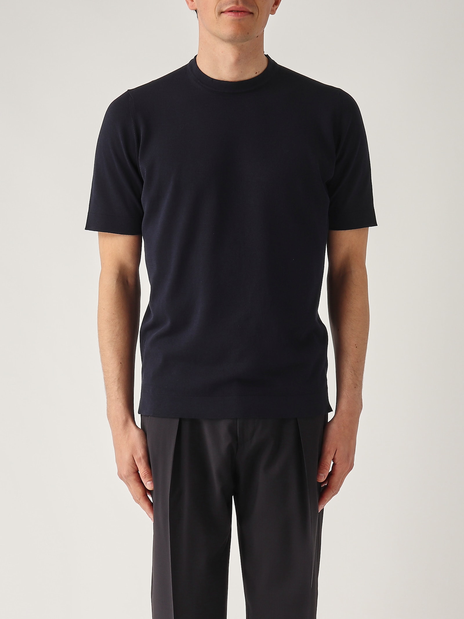 Filippo De Laurentiis T-shirt M/c In Crepe Cotton Fit Dritto T-shirt