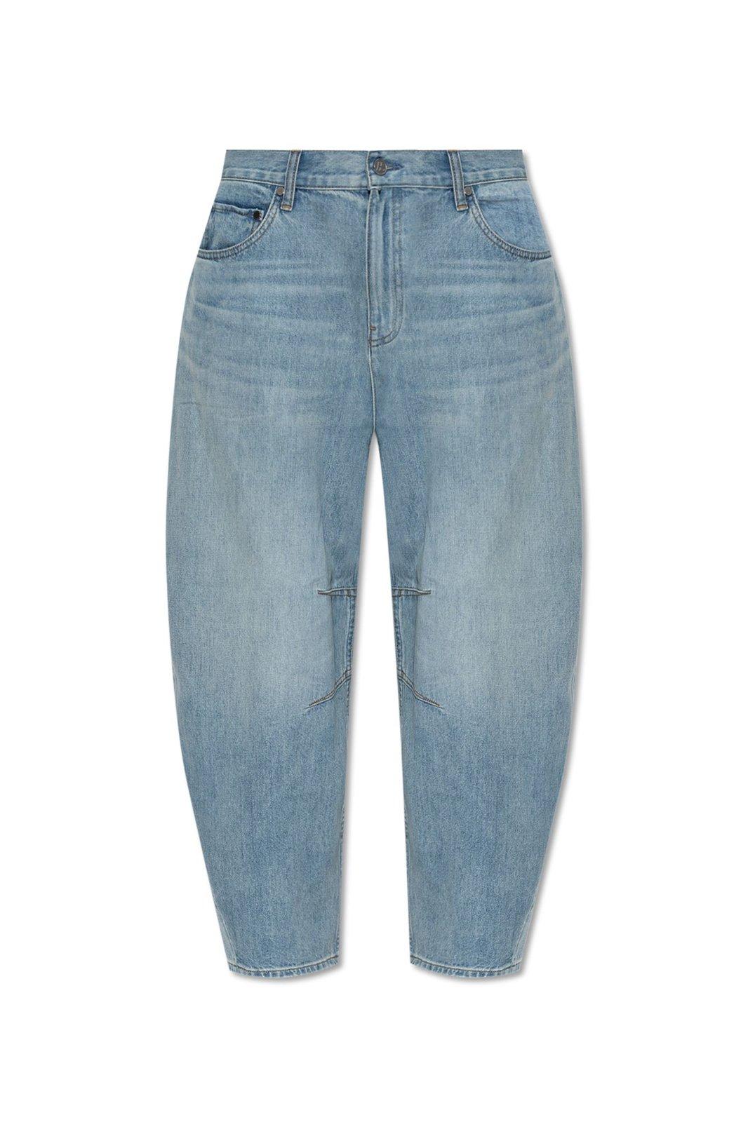 Helmut Lang Logo Patch Cocoon Jeans