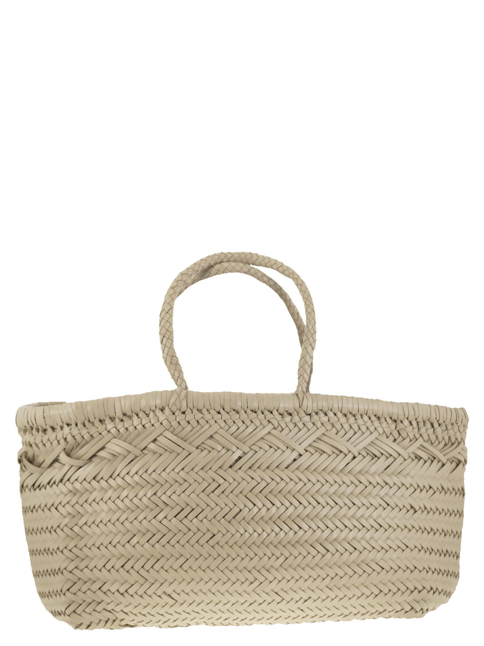 Dragon Diffusion Triple Jump Big - Woven Leather Bag