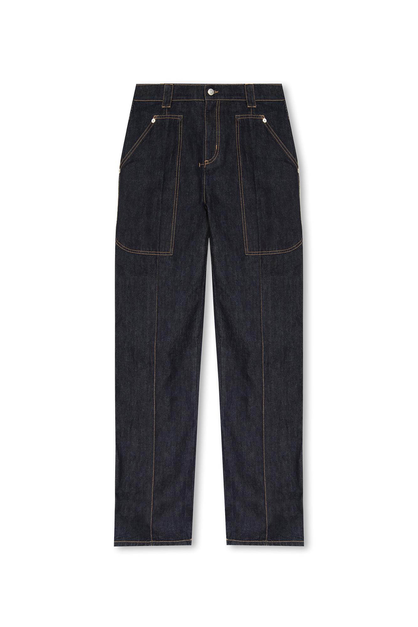 Alexander McQueen Dark Blue Denim Jeans