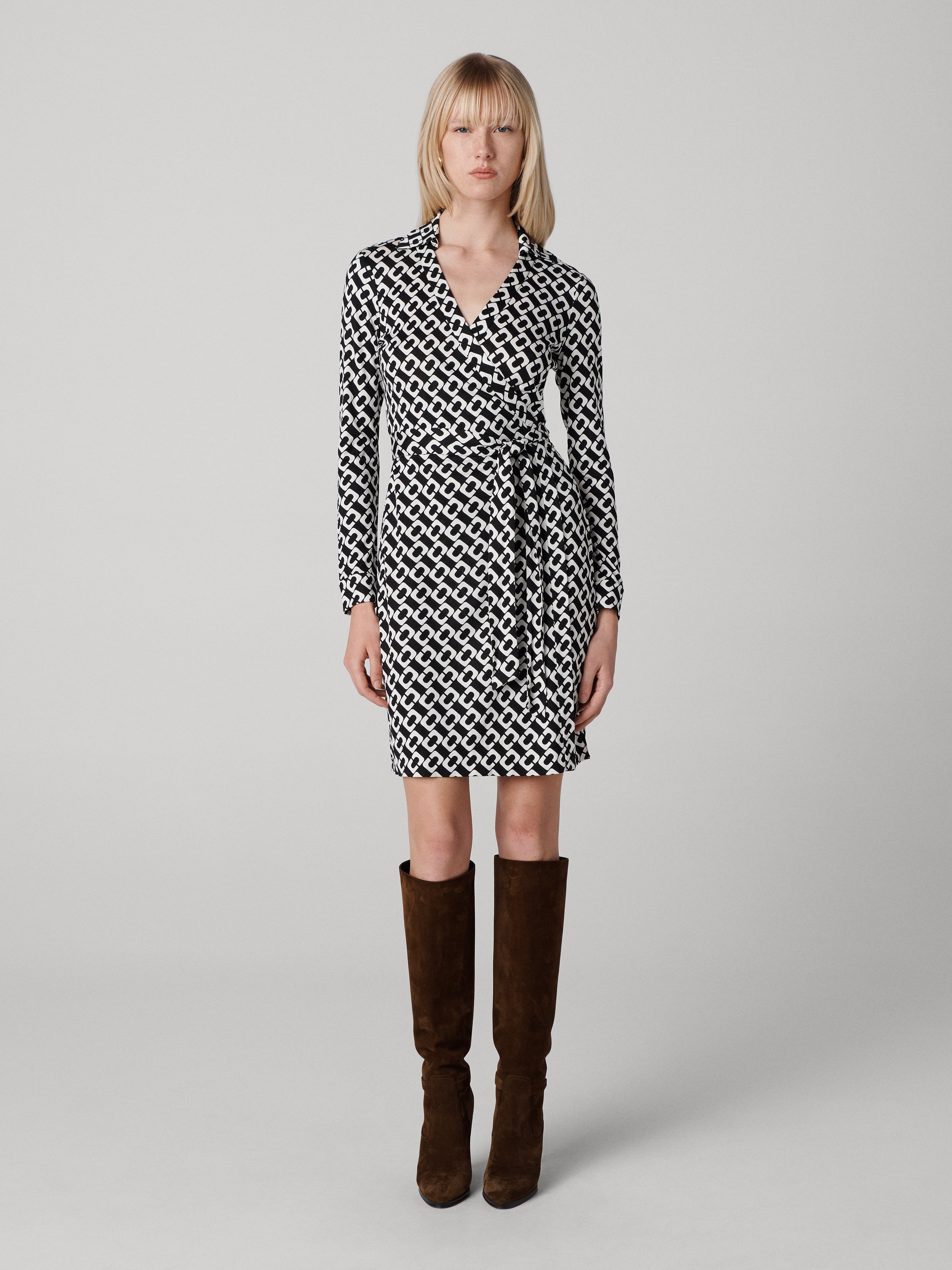 Jeanne Silk Jersey Wrap Dress