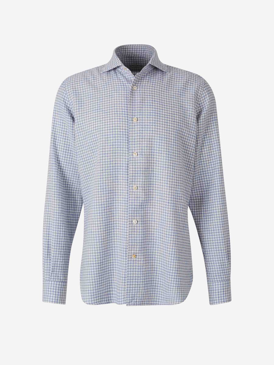 Vincenzo Di Ruggiero Cotton Check Shirt