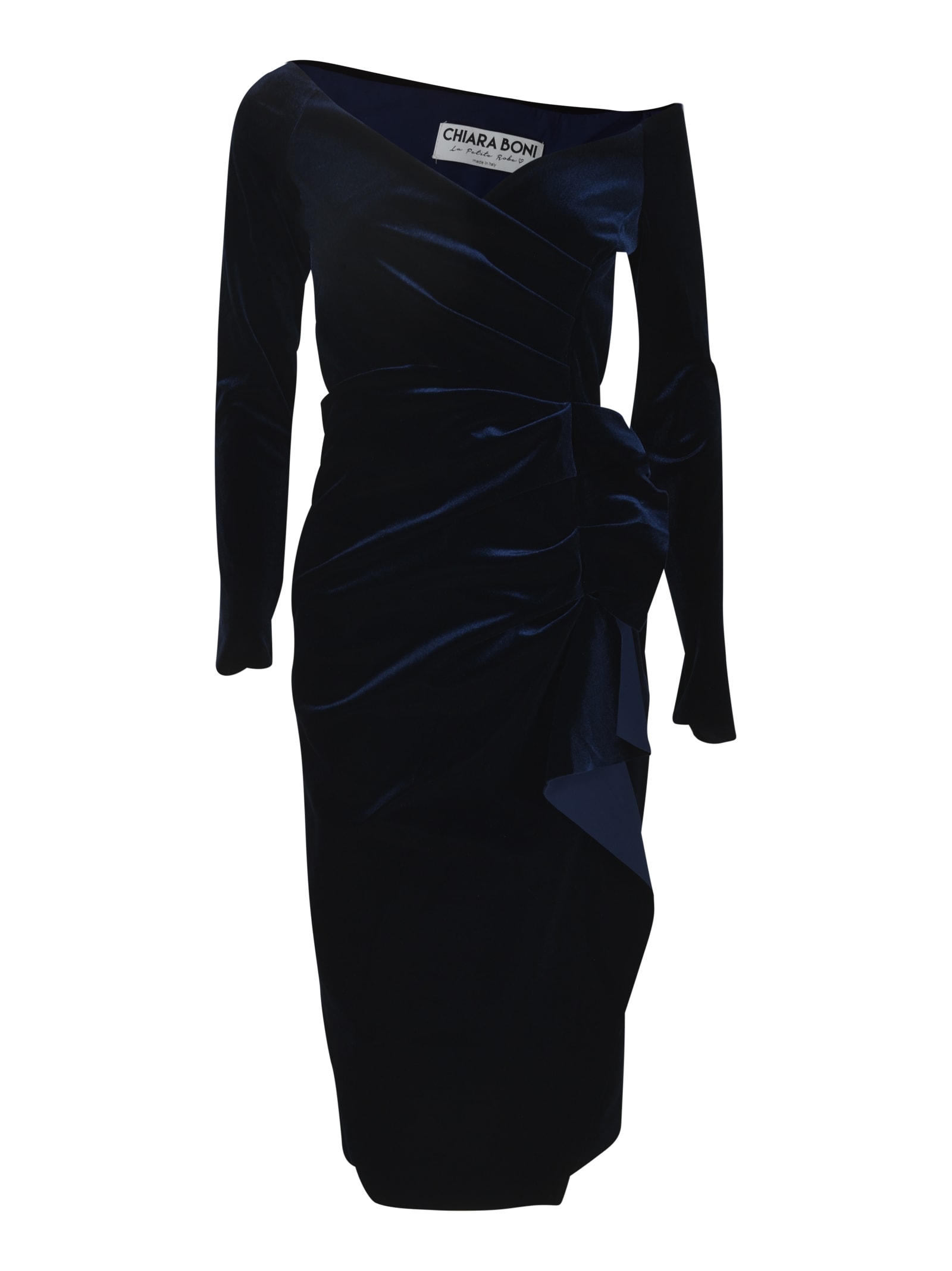 La Petit Robe Di Chiara Boni Silveria Velvet Dress