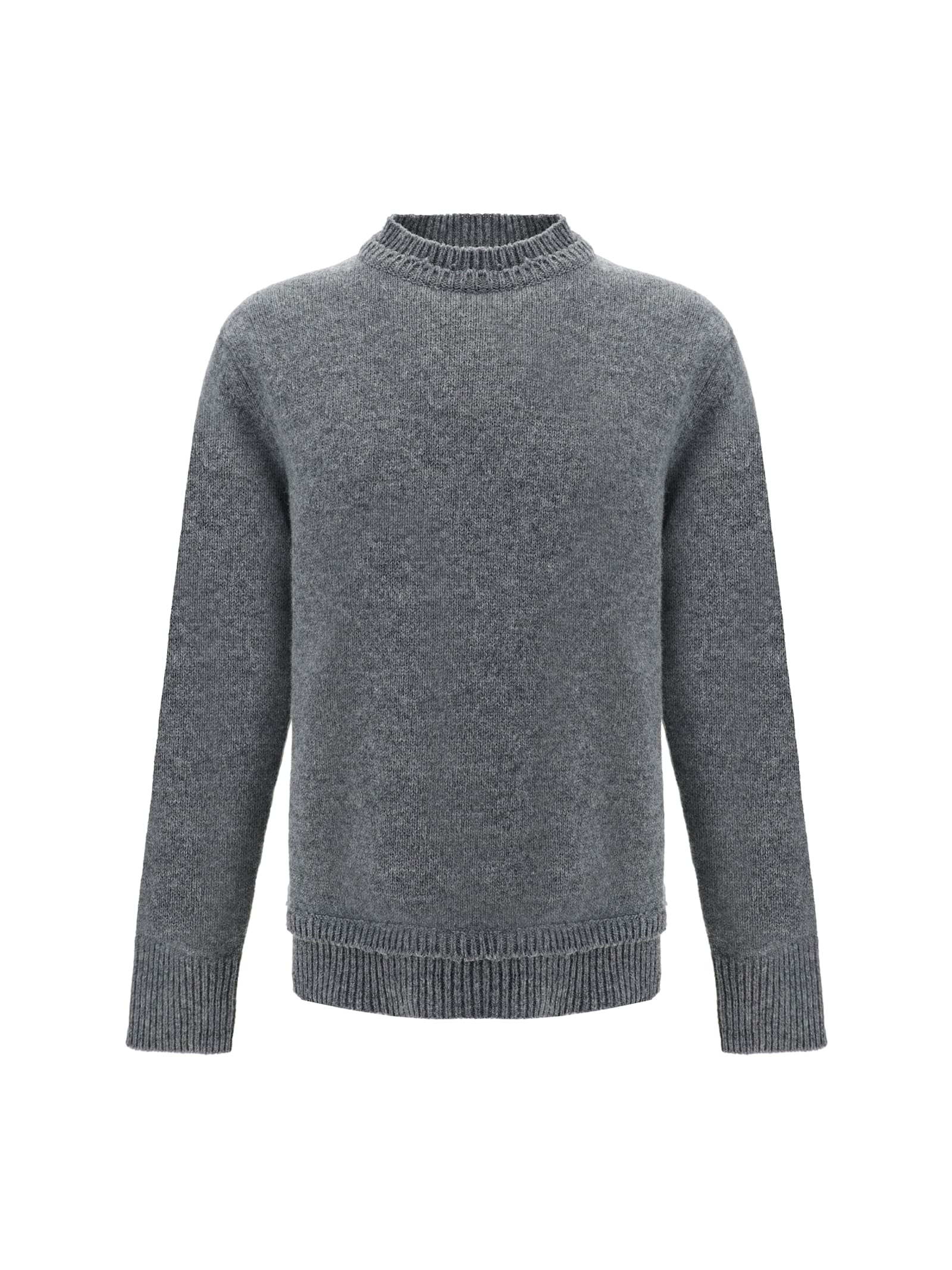 Maison Margiela Long-sleeved Crewneck Sweater