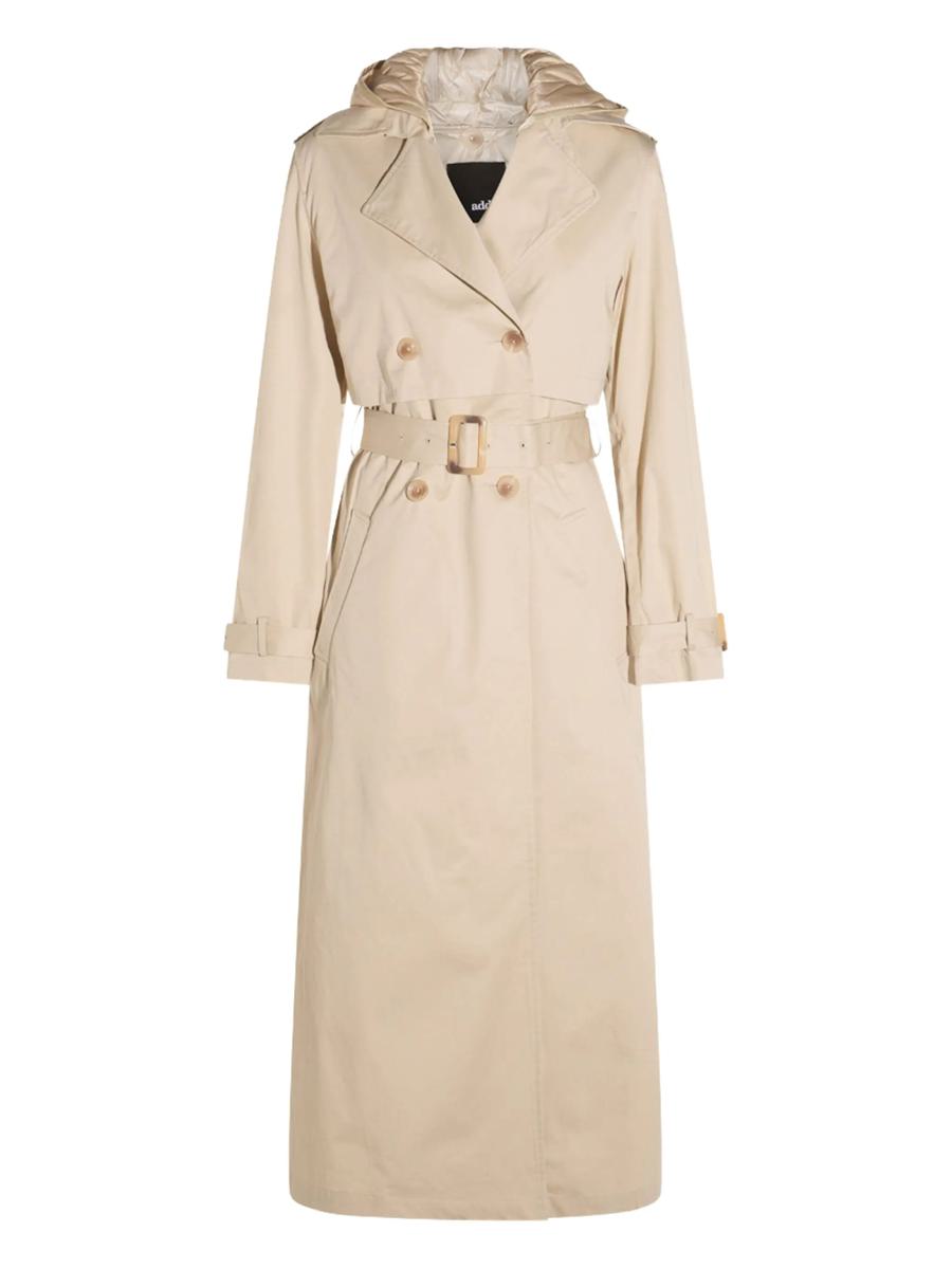 Add Double Breasted Long Trench Clothing