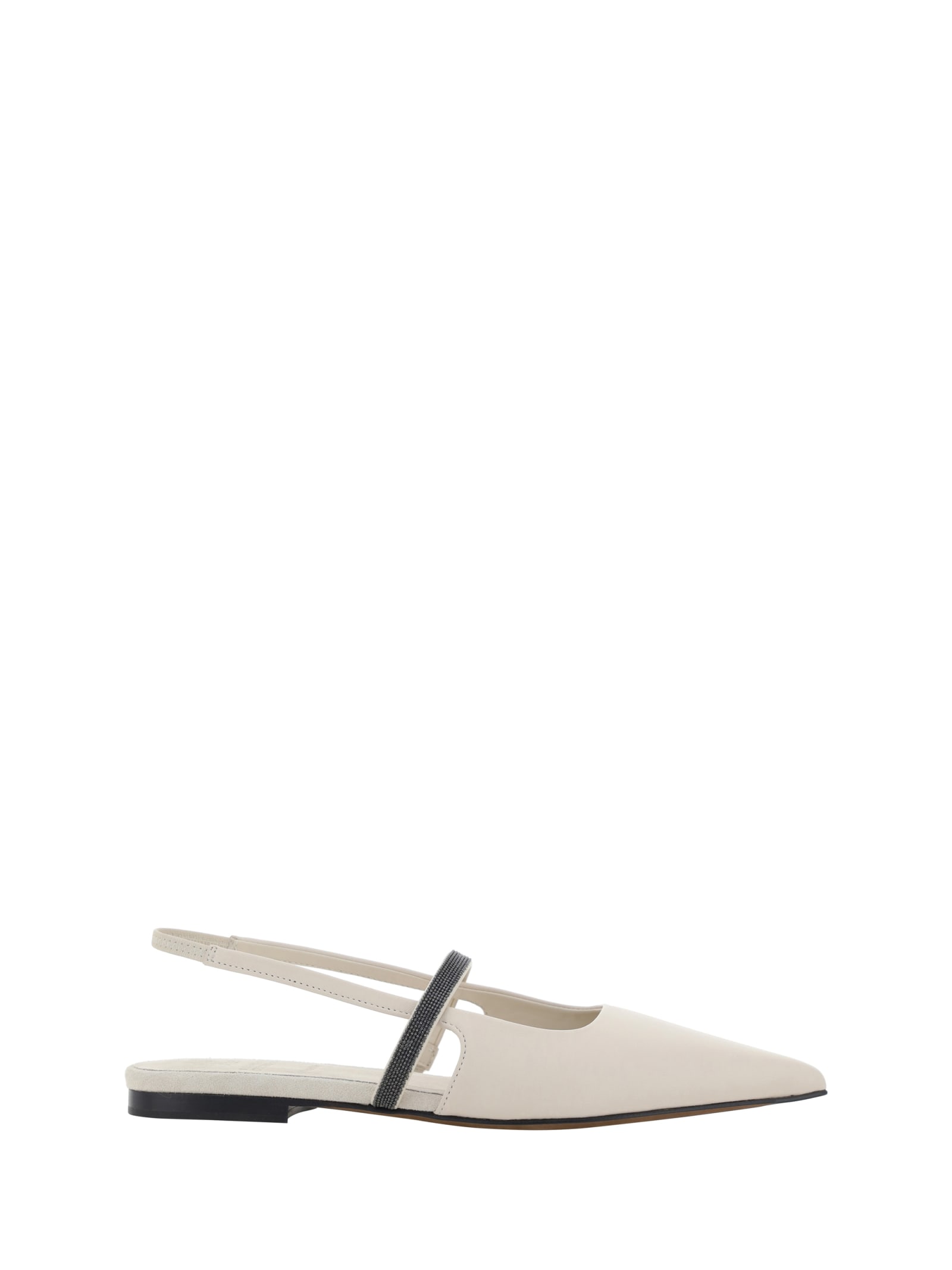 Brunello Cucinelli Slingback Flats