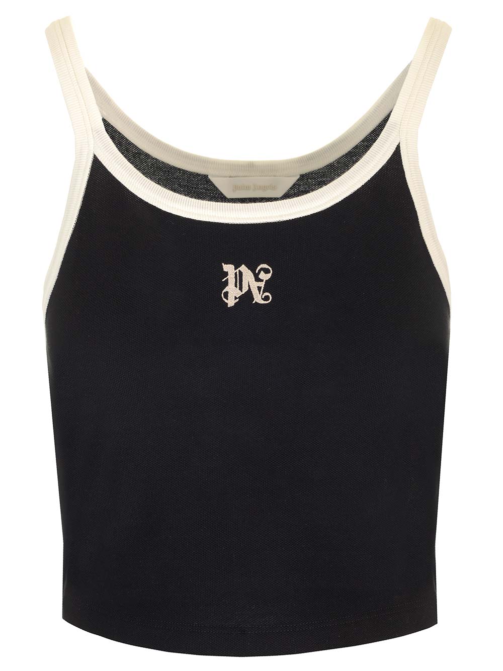 Palm Angels Crop Top With Monogram