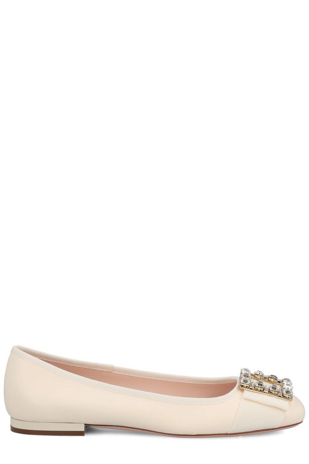 Roger Vivier Embellished Slip-on Ballerinas