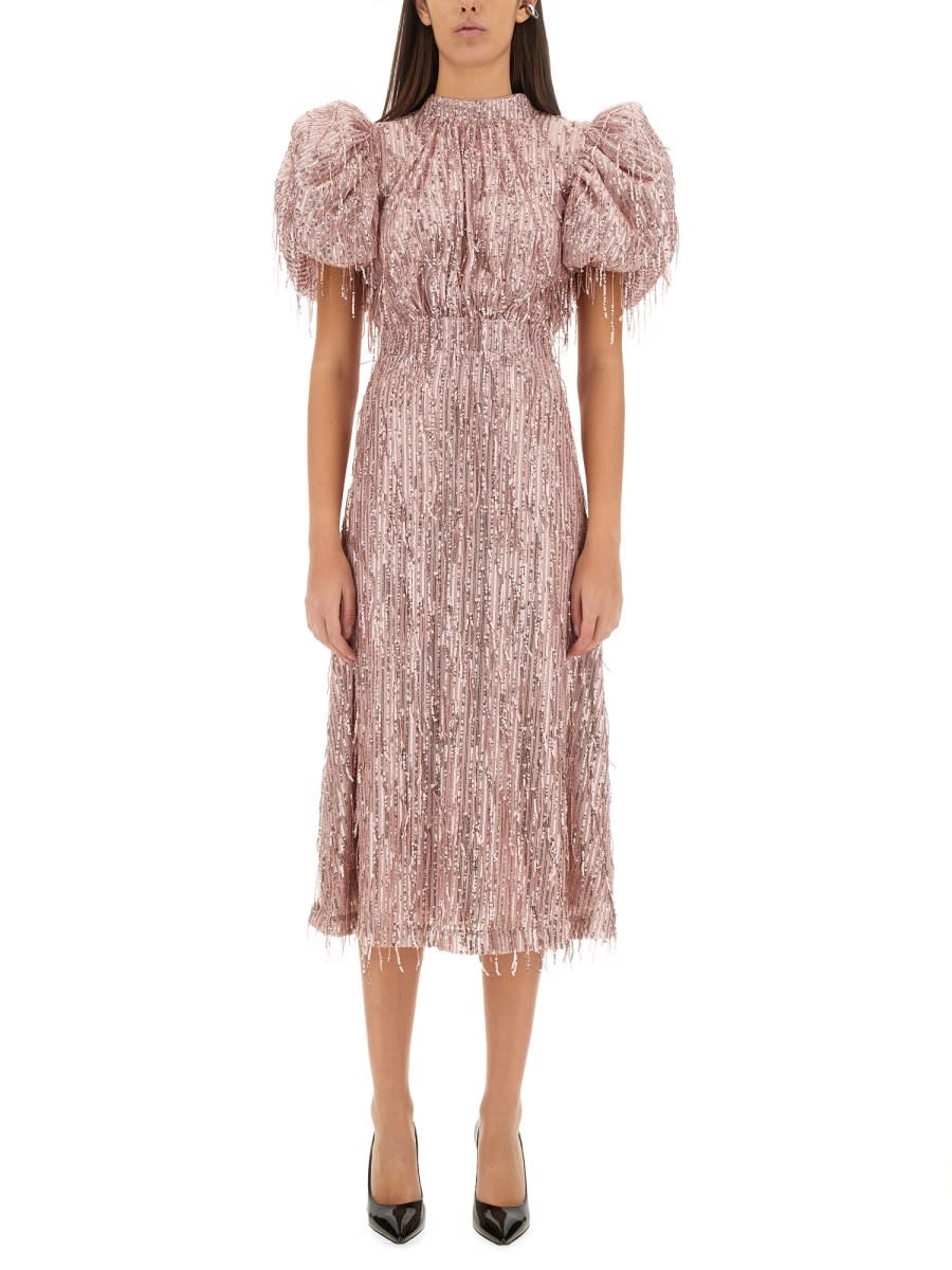Rotate by Birger Christensen Mini Dress With Bangs