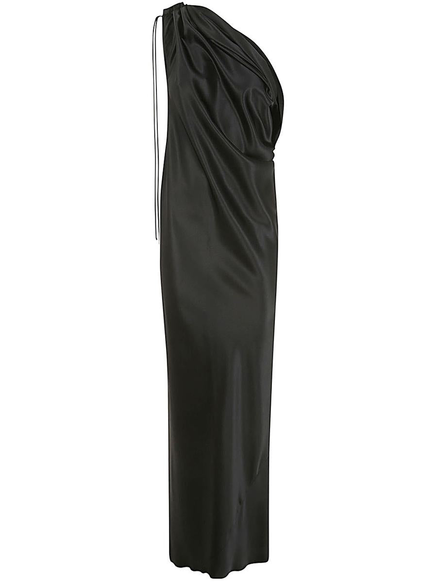Max Mara Opera One Shoulder Dress Clothing