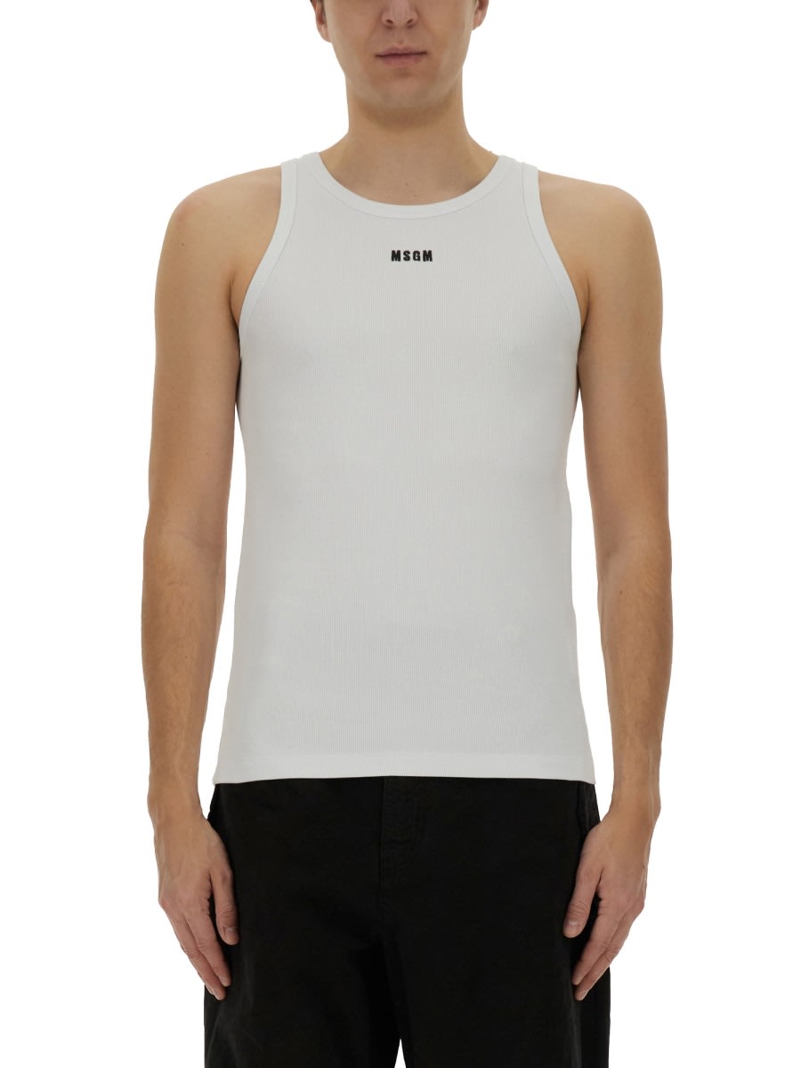 MSGM Cotton Tank Top