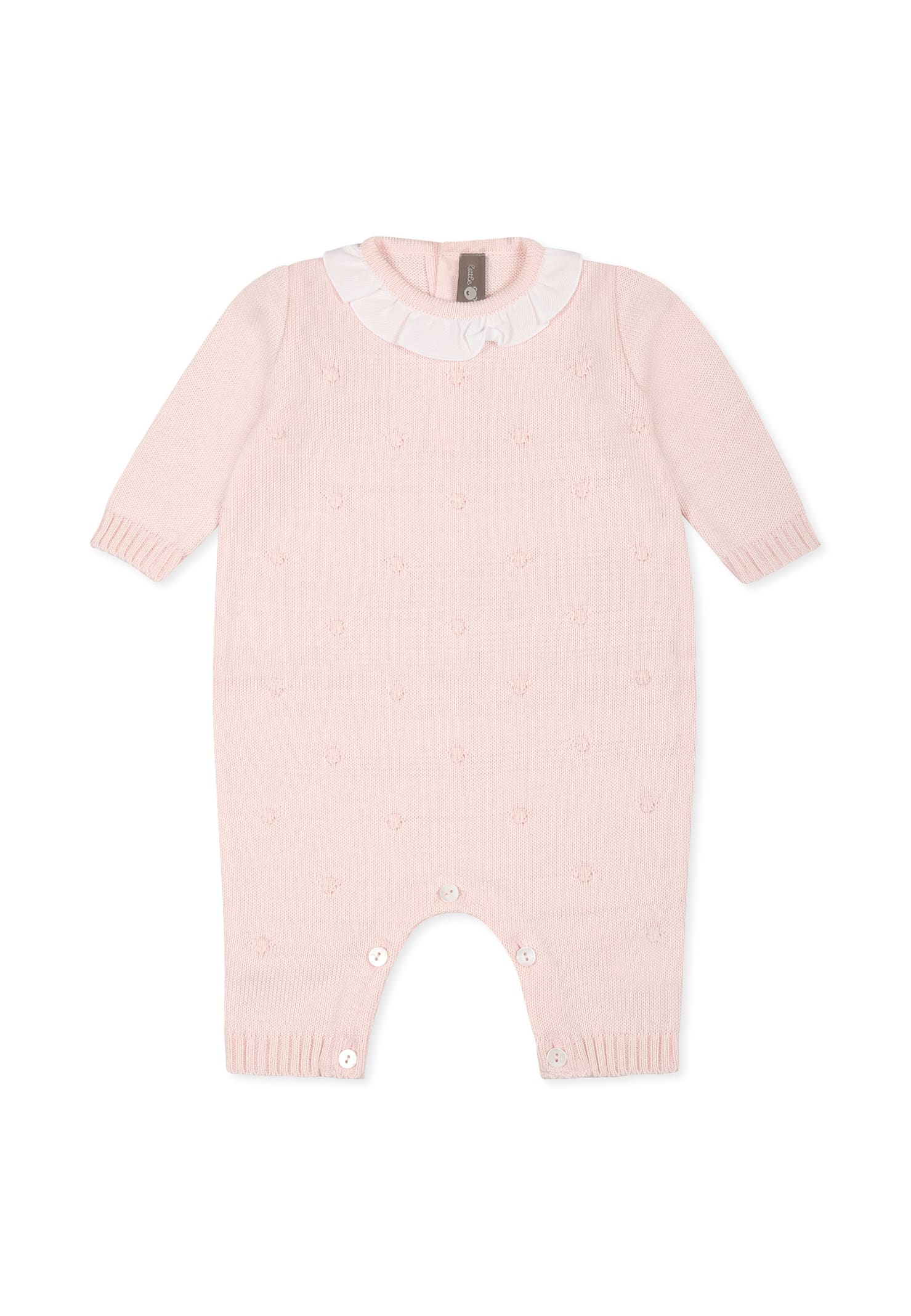 Little Bear Pink Babygrow For Baby Girl