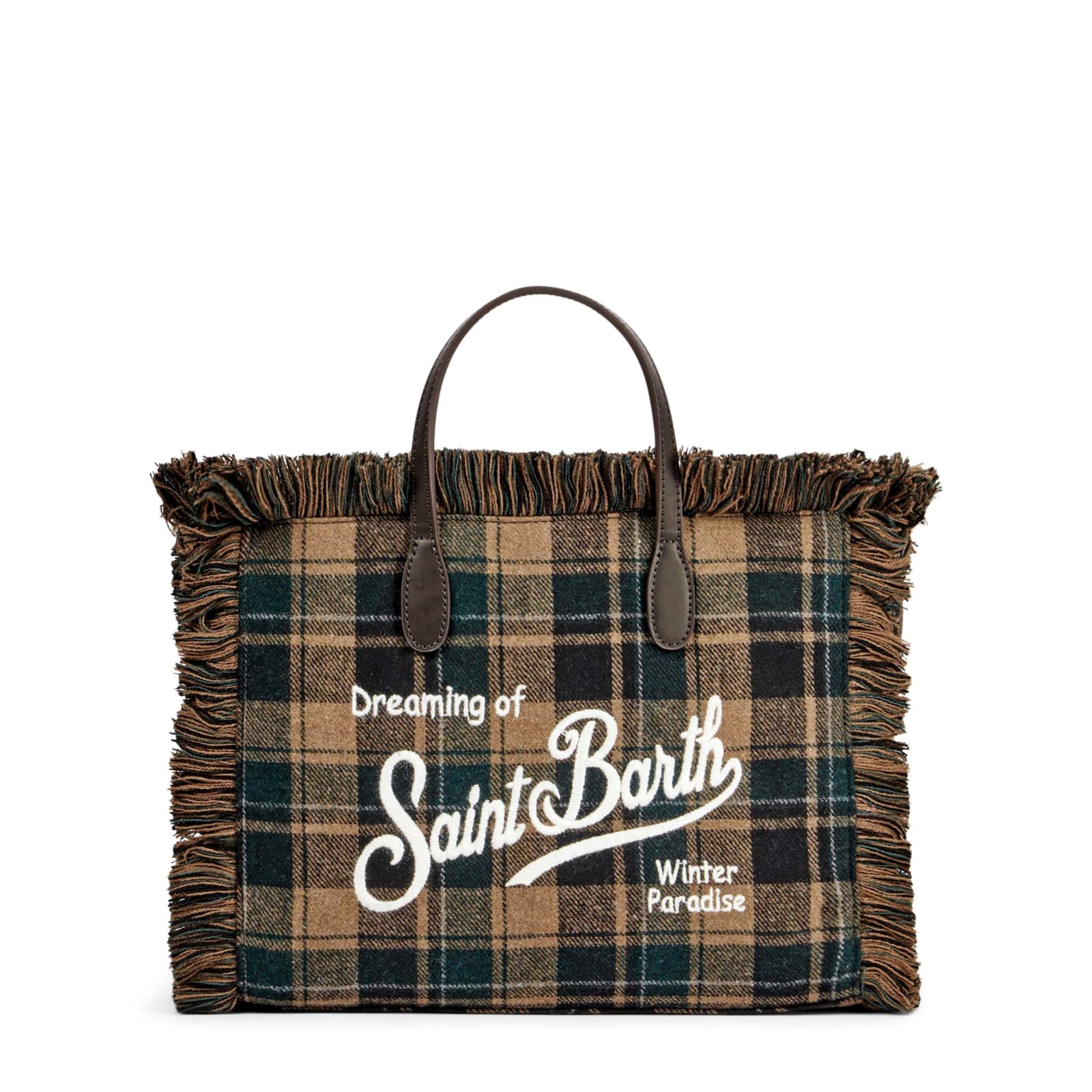 MC2 Saint Barth Colette Handbag With Tartan Print