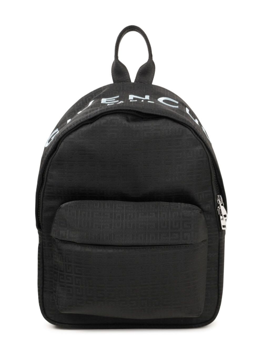 Givenchy Black Backpack With Two Adjustable Shoulder Straps And Maxi Logo Lettering In Tech Fabric Boy