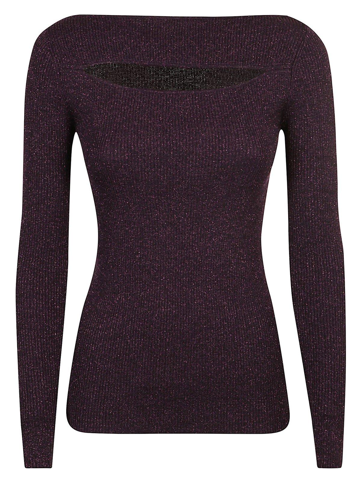 Parosh Cut-out Detailed Jumper