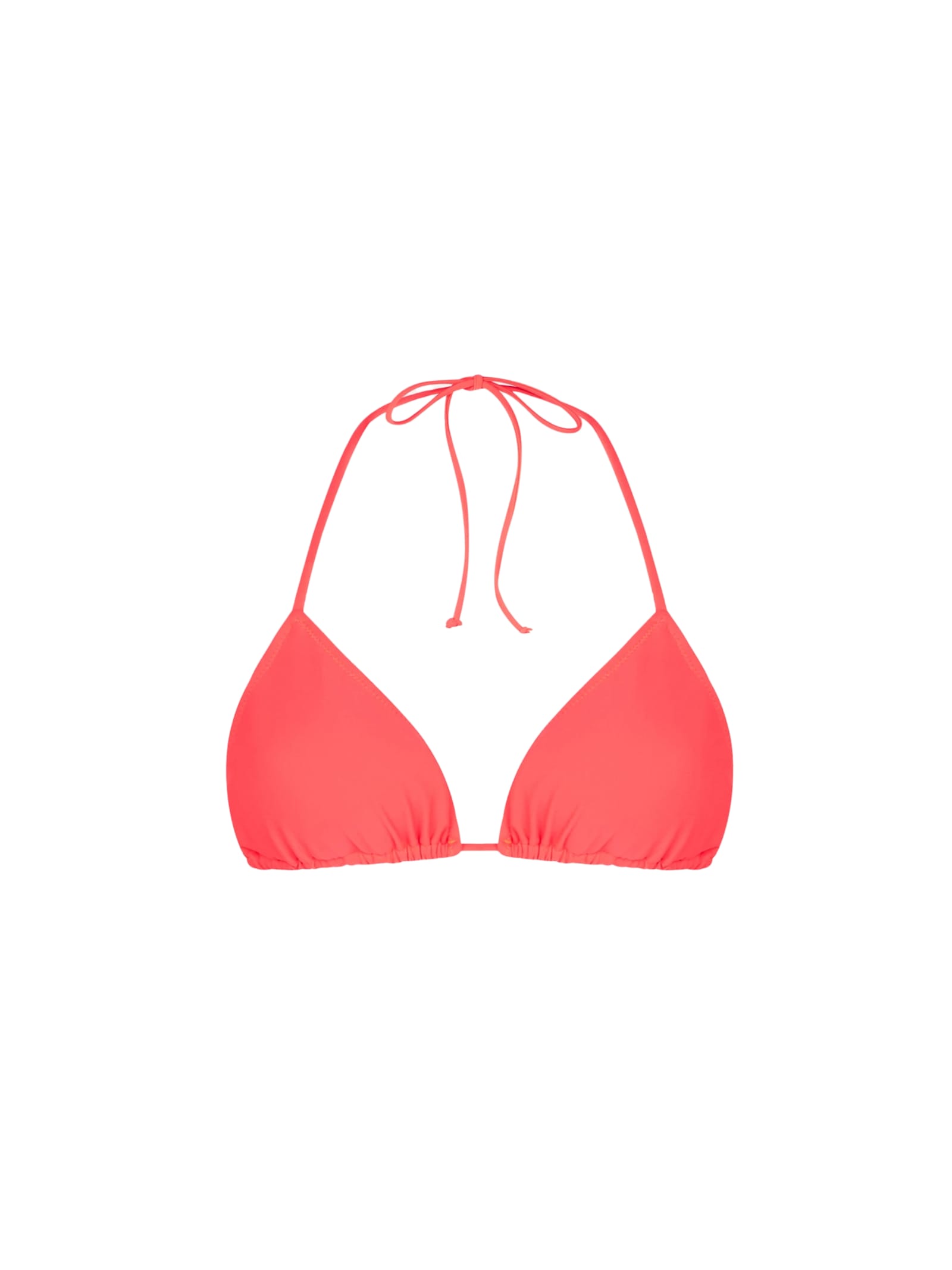 MC2 Saint Barth Woman Fluo Red Triangle Top Swimsuit